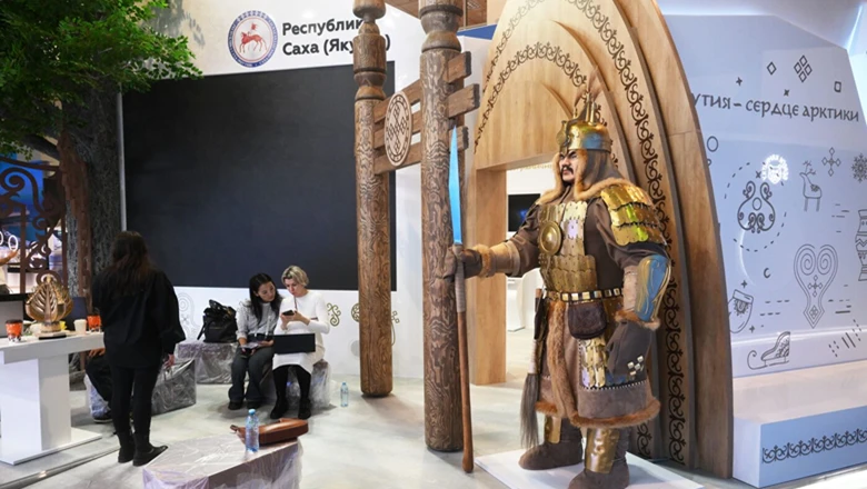 Экспозиция Якутии на выставке "Россия" сочетает в себе культуру народа и ключевые достижения региона
