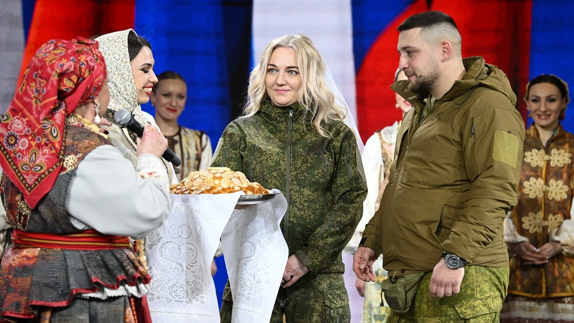 Свадьба героев прошла на выставке "Россия"