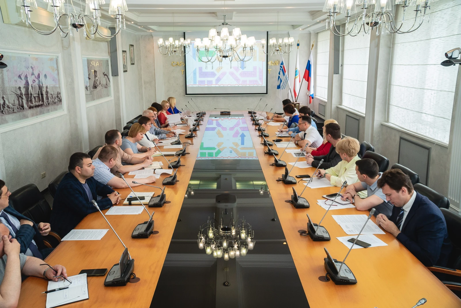 В Саратовской области обсудили формат участия в Международной выставке-форуме "Россия"