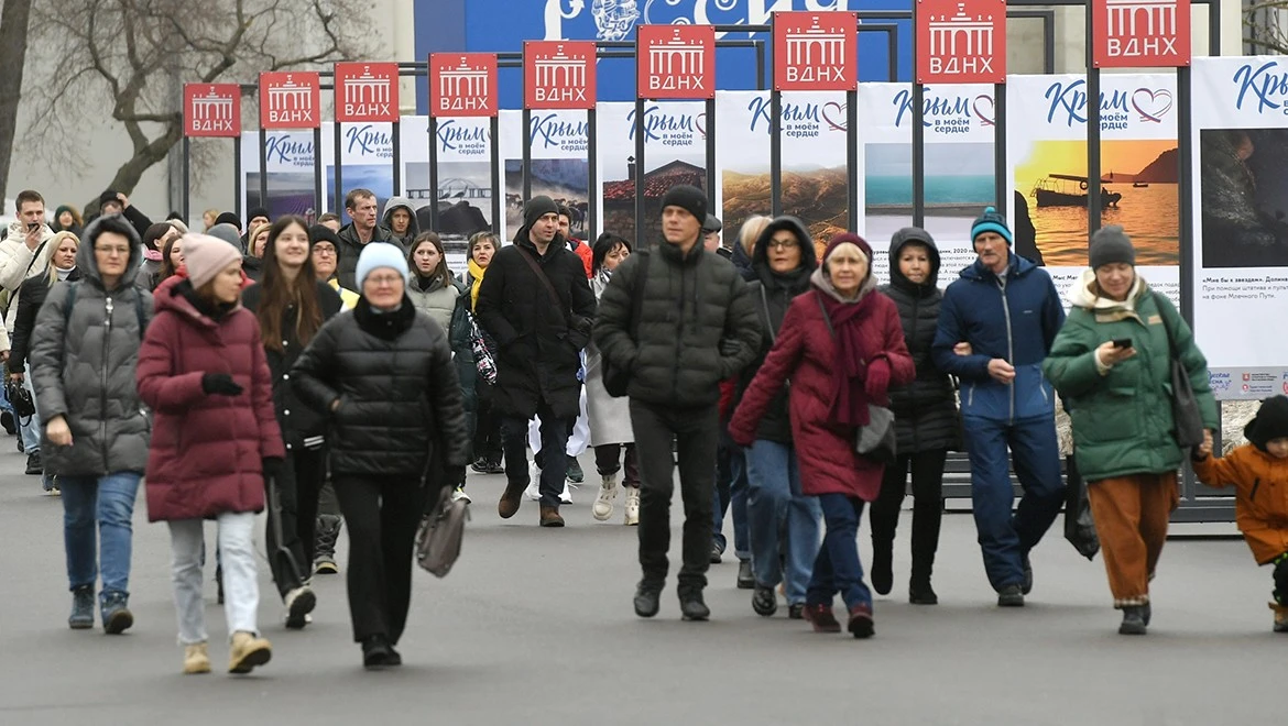 Территория выставки "Россия" — пешеходная зона
