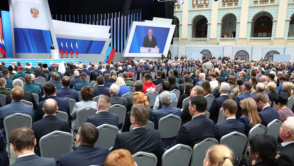 The RUSSIA EXPO visitors talk about the President’s Address to the Federal Assembly