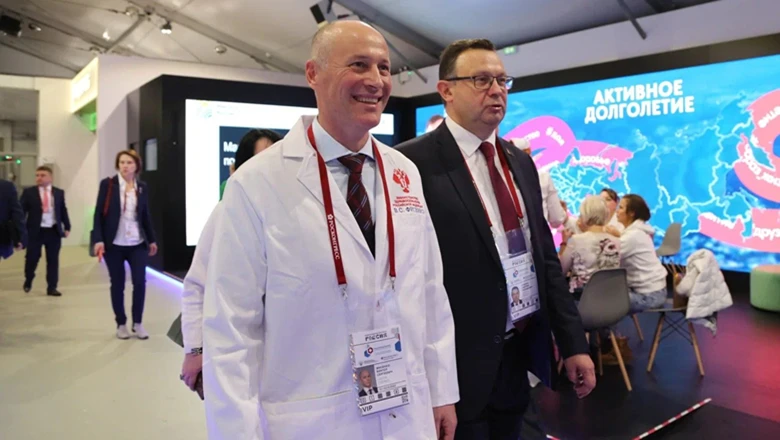 Международные делегации медицинских министерств высоко оценили работу выставочного кластера Минздрава РФ