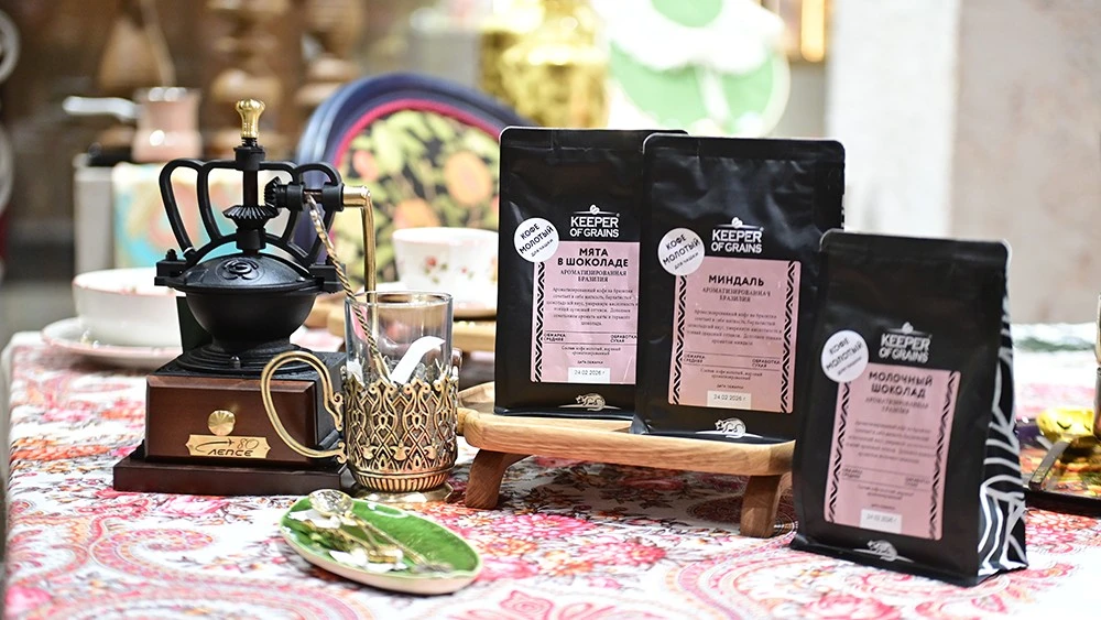 Coffee break: selected beans and premium accessories at Department Store RUSSIA