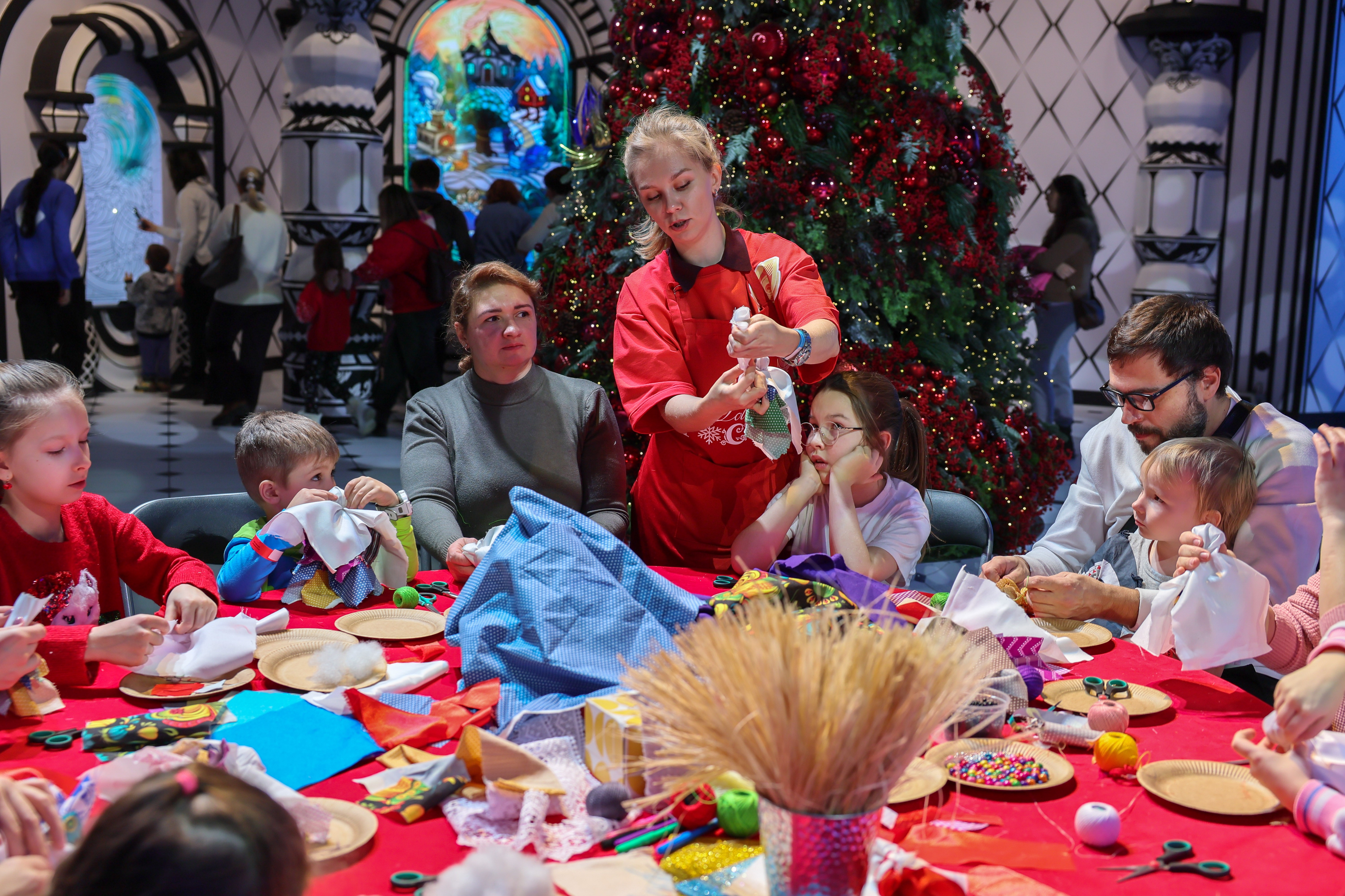 New Year fabric toy workshop