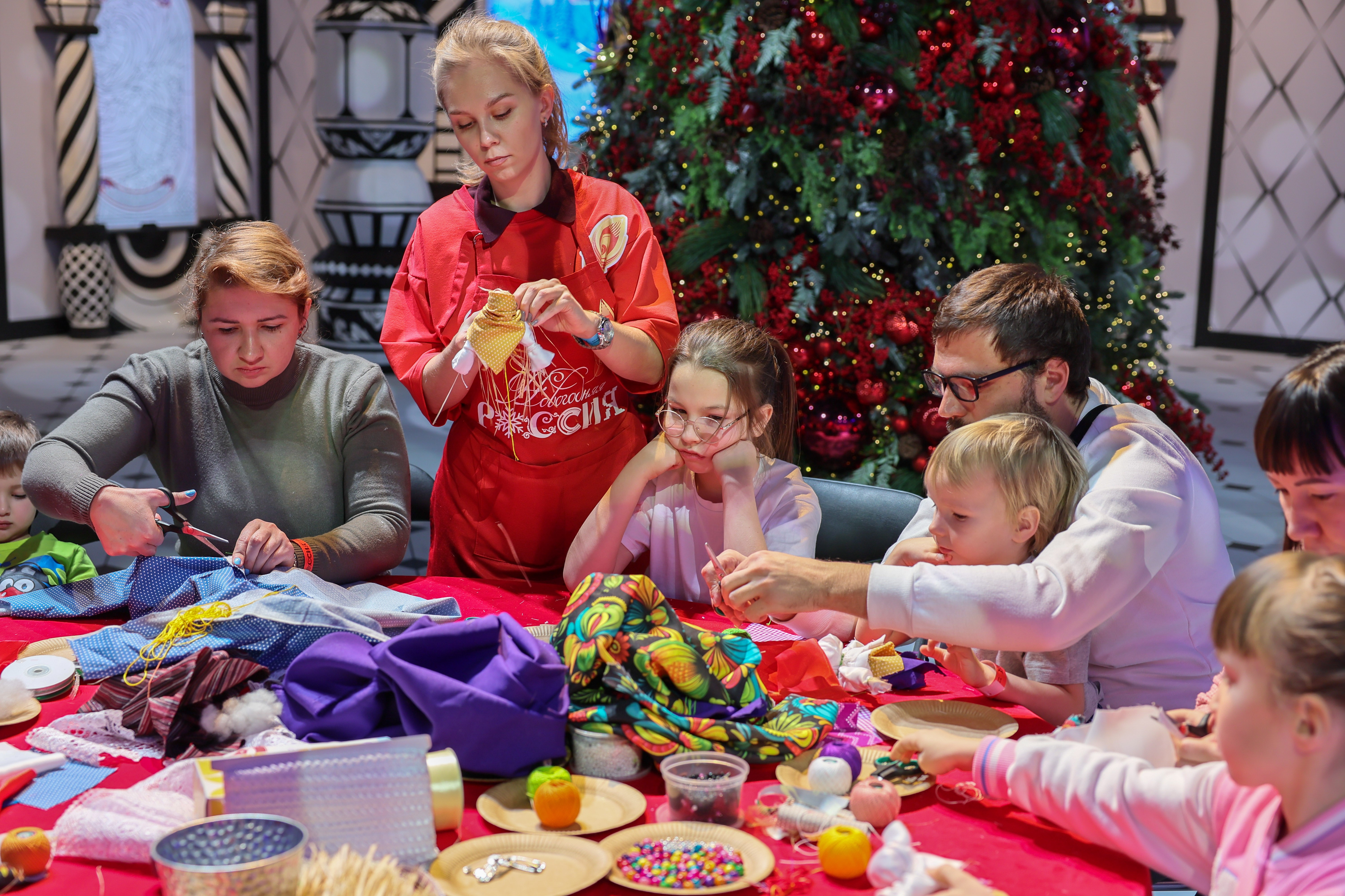 New Year fabric toy workshop