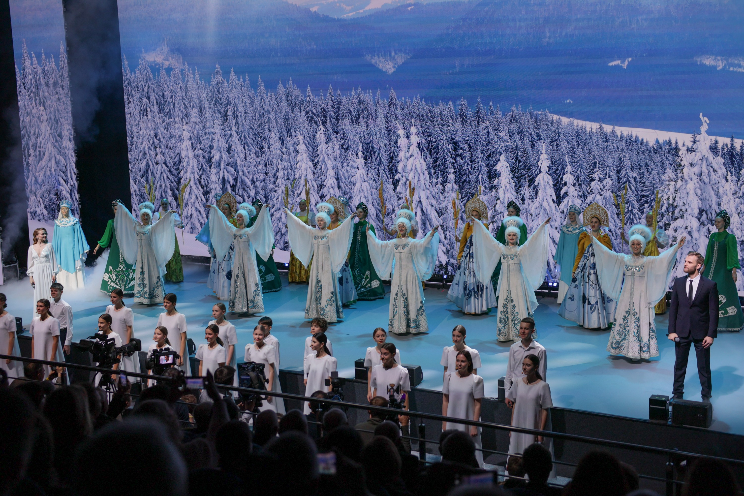The opening ceremony of the National Centre RUSSIA in the Krasnoyarsk region