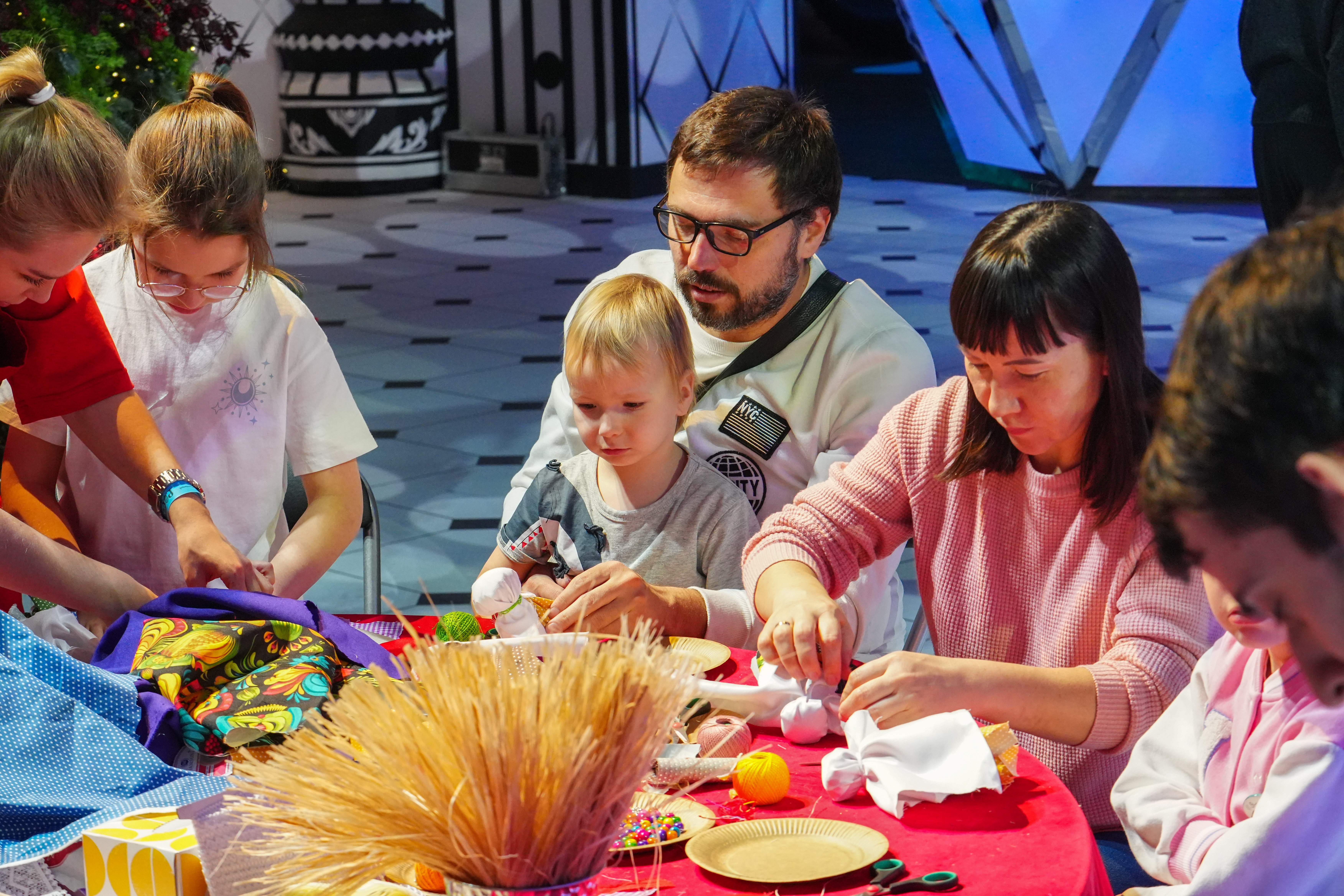 New Year fabric toy workshop