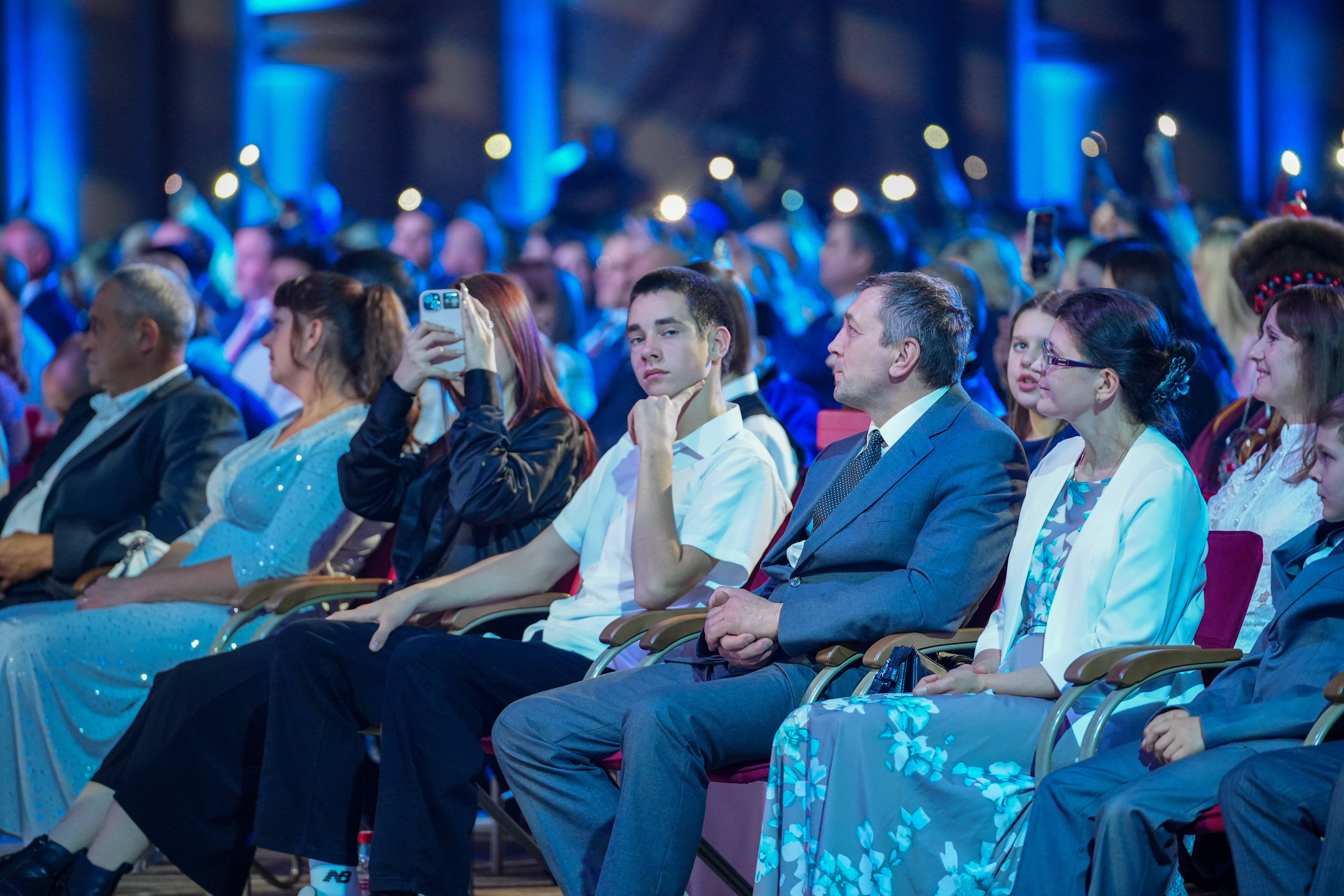 Award ceremony for the winning families of the All-Russian 