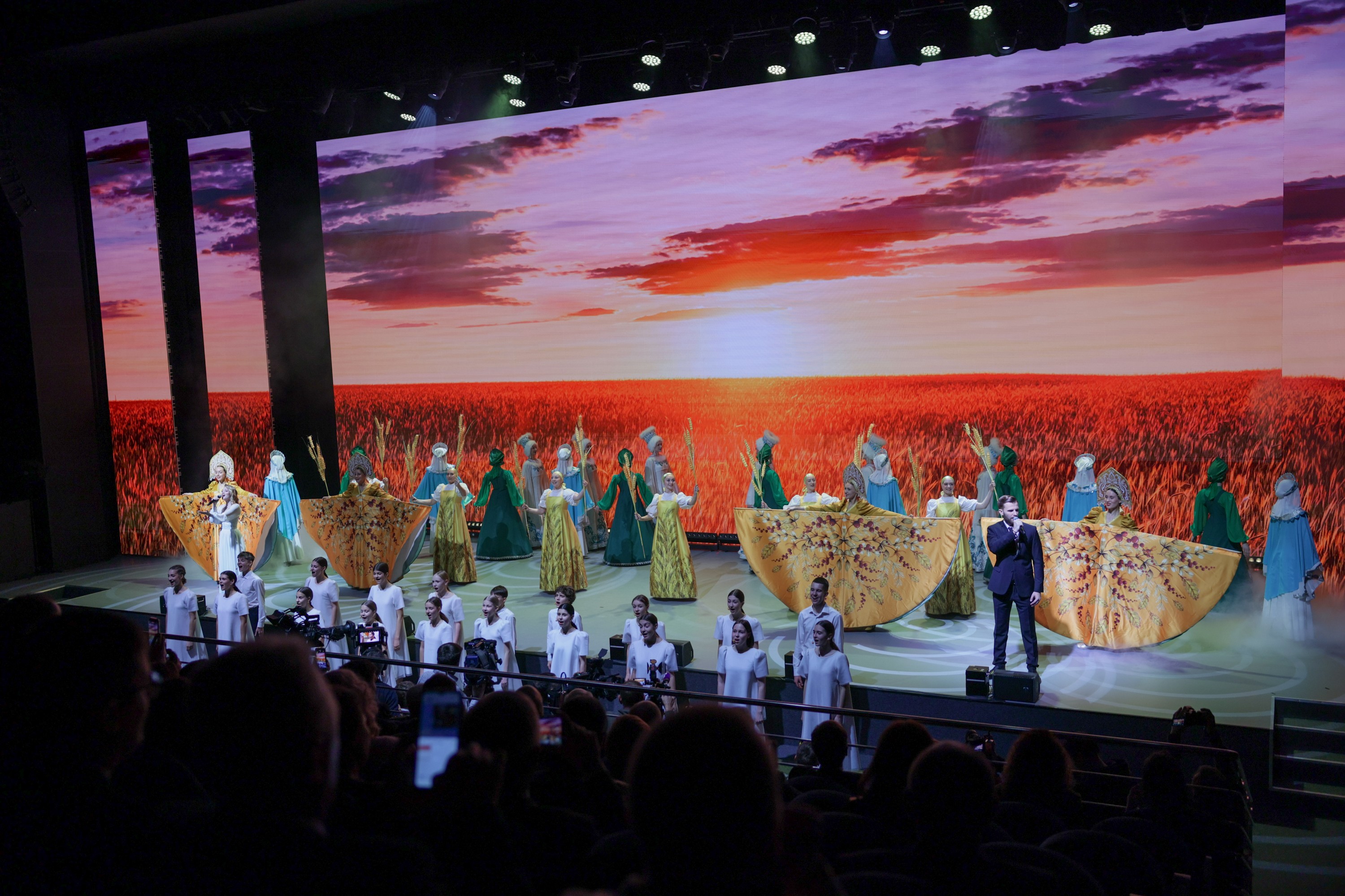 The opening ceremony of the National Centre RUSSIA in the Krasnoyarsk region
