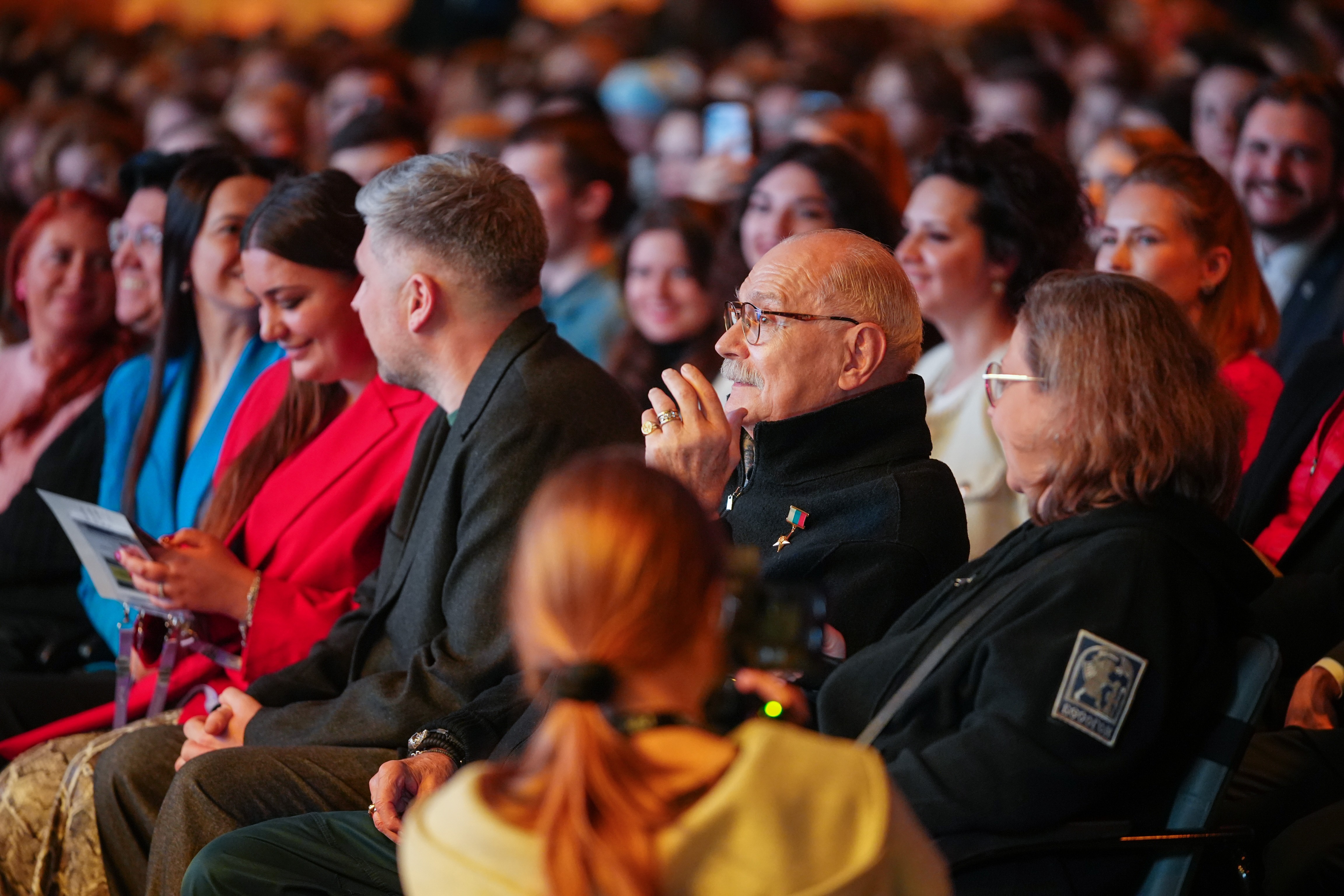 Nikita Mikhalkov meets creative youth at the National Centre RUSSIA