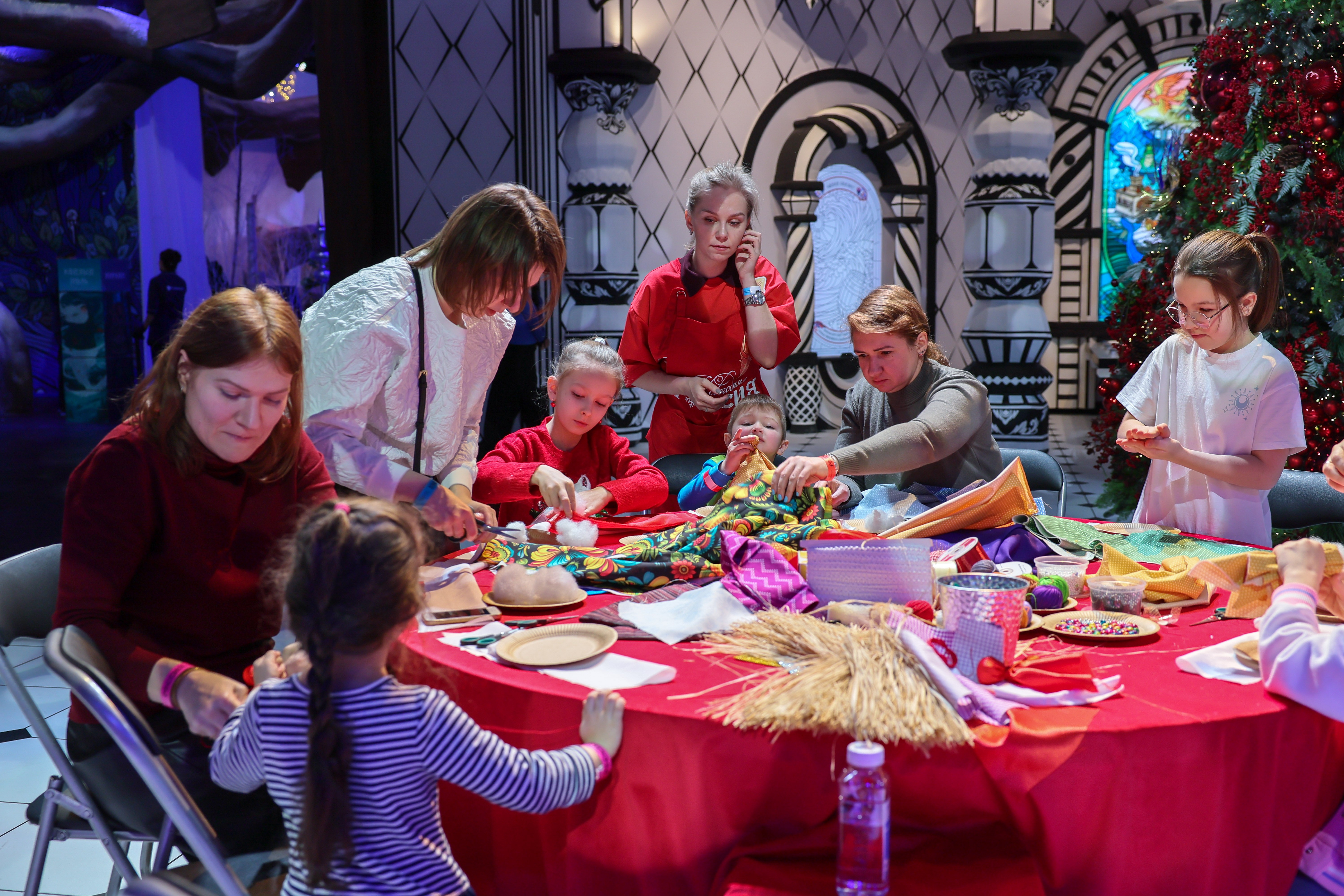 New Year fabric toy workshop