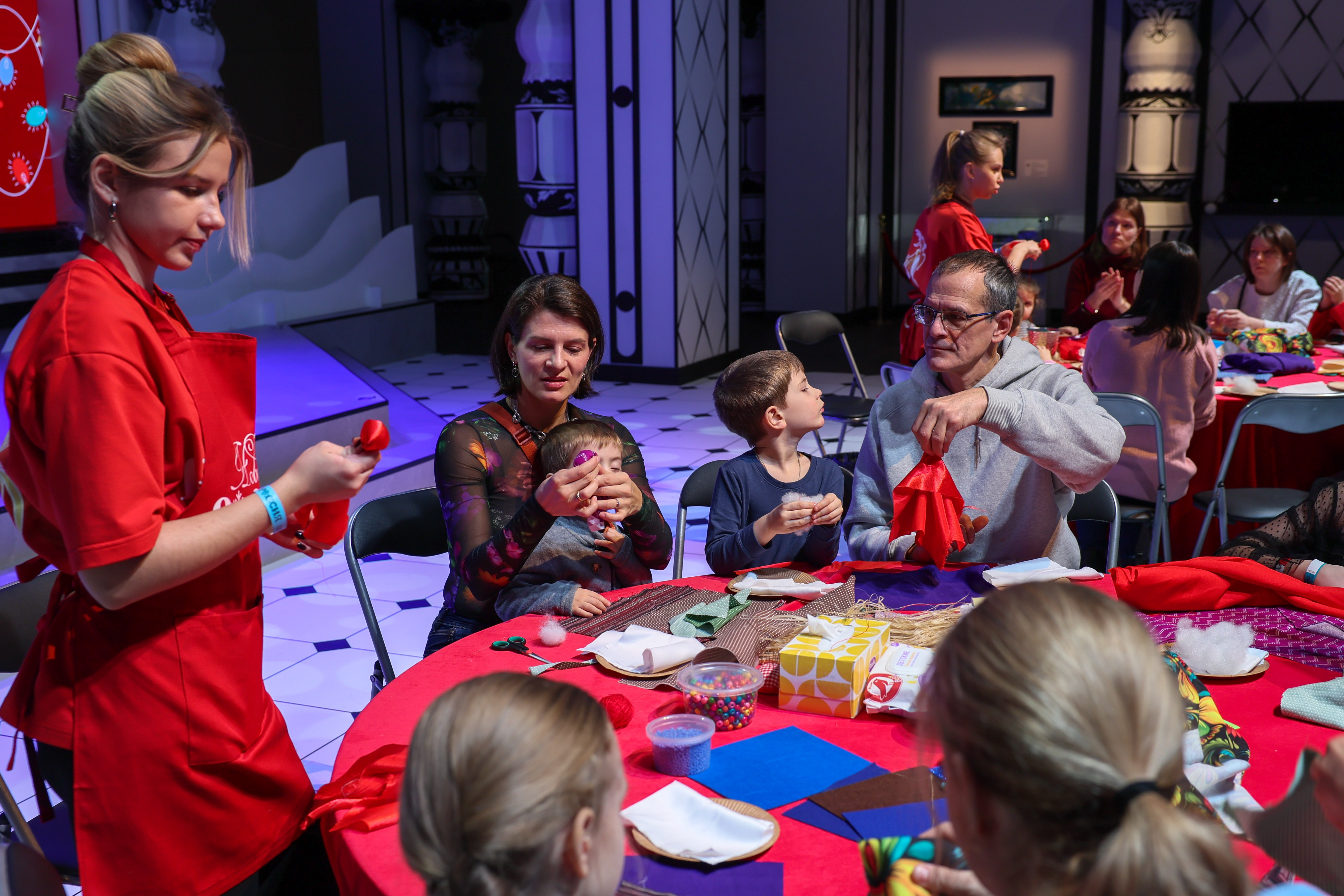 New Year fabric toy workshop