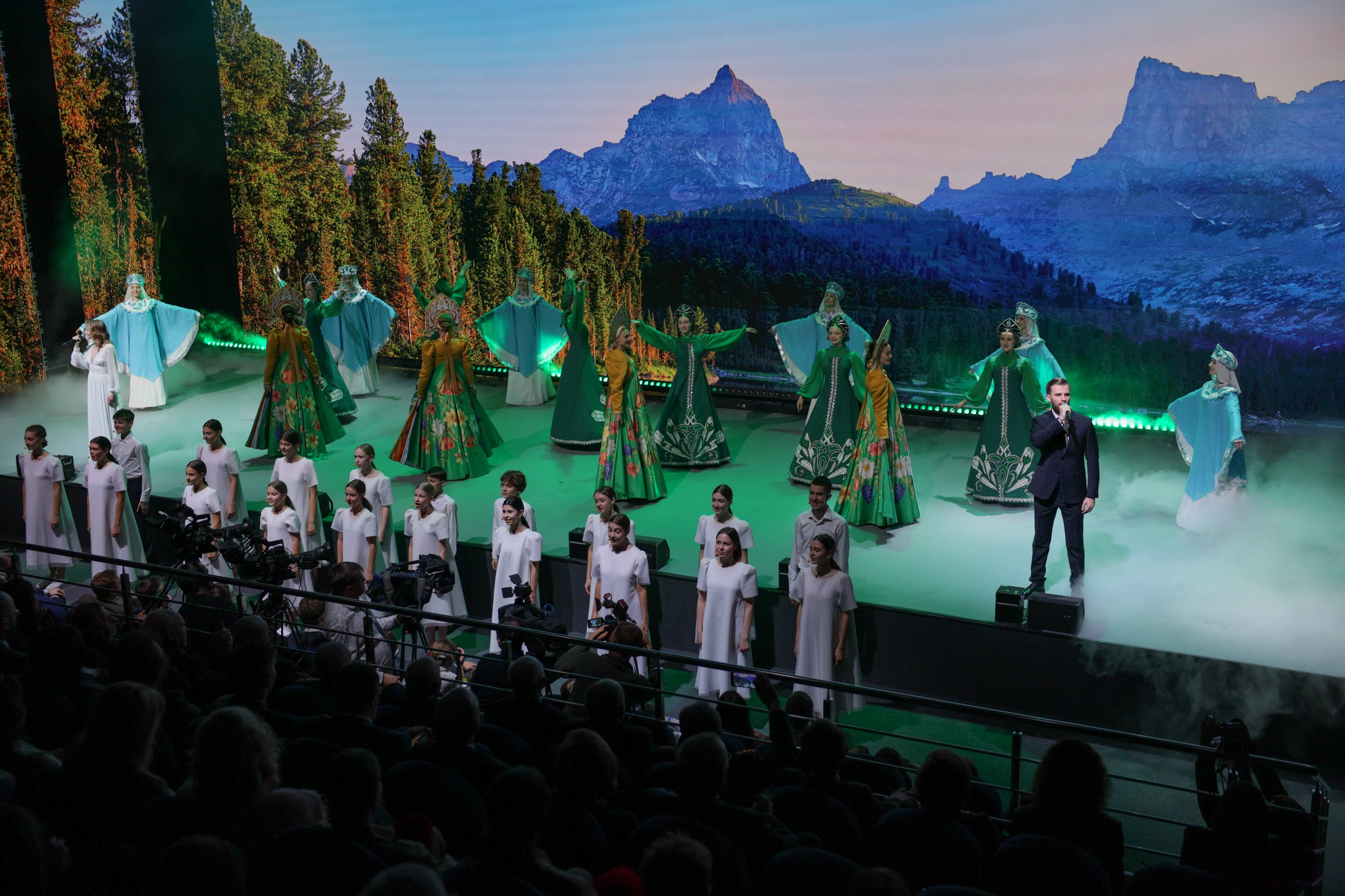 The opening ceremony of the National Centre RUSSIA in the Krasnoyarsk region