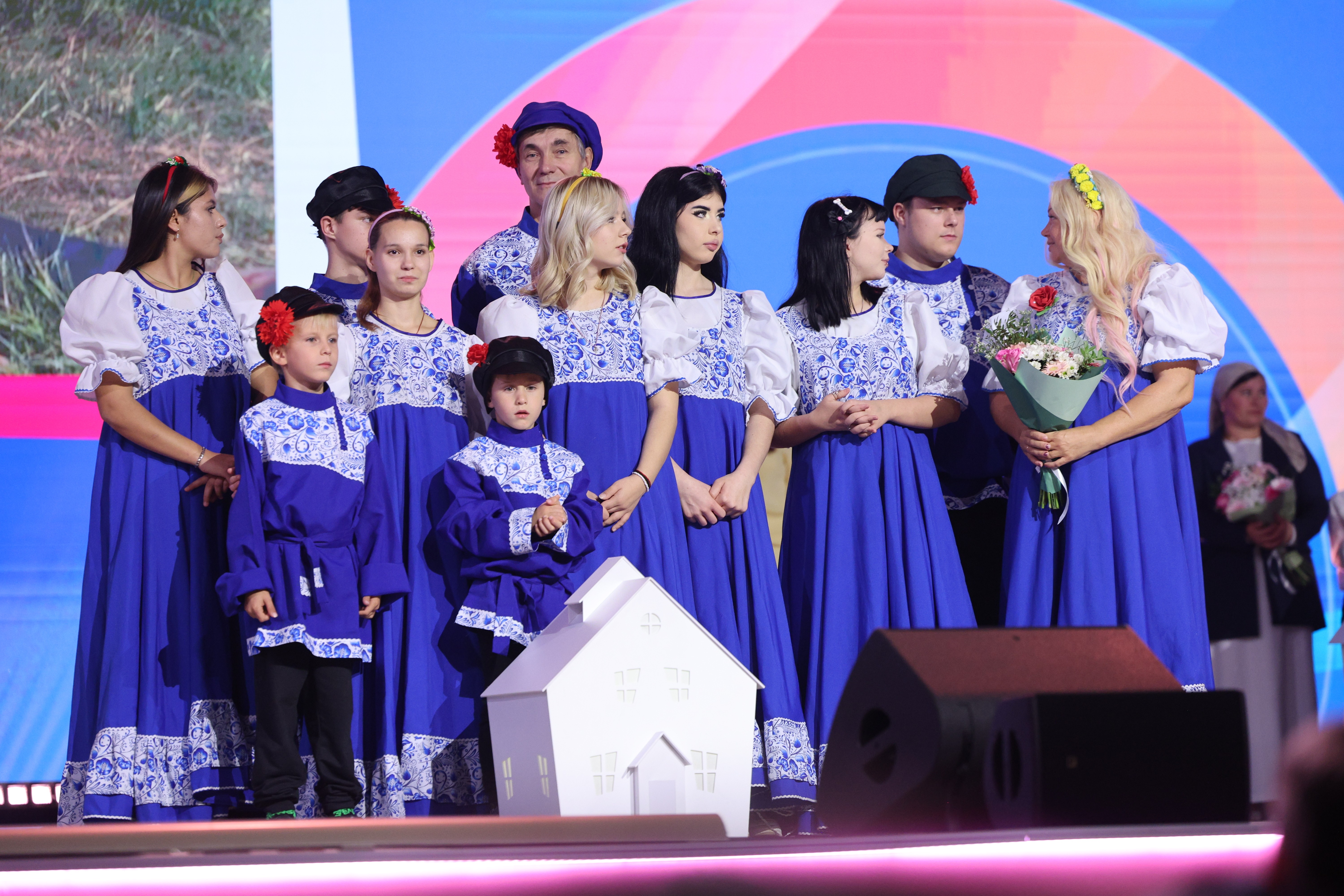 Award ceremony for the winning families of the All-Russian 