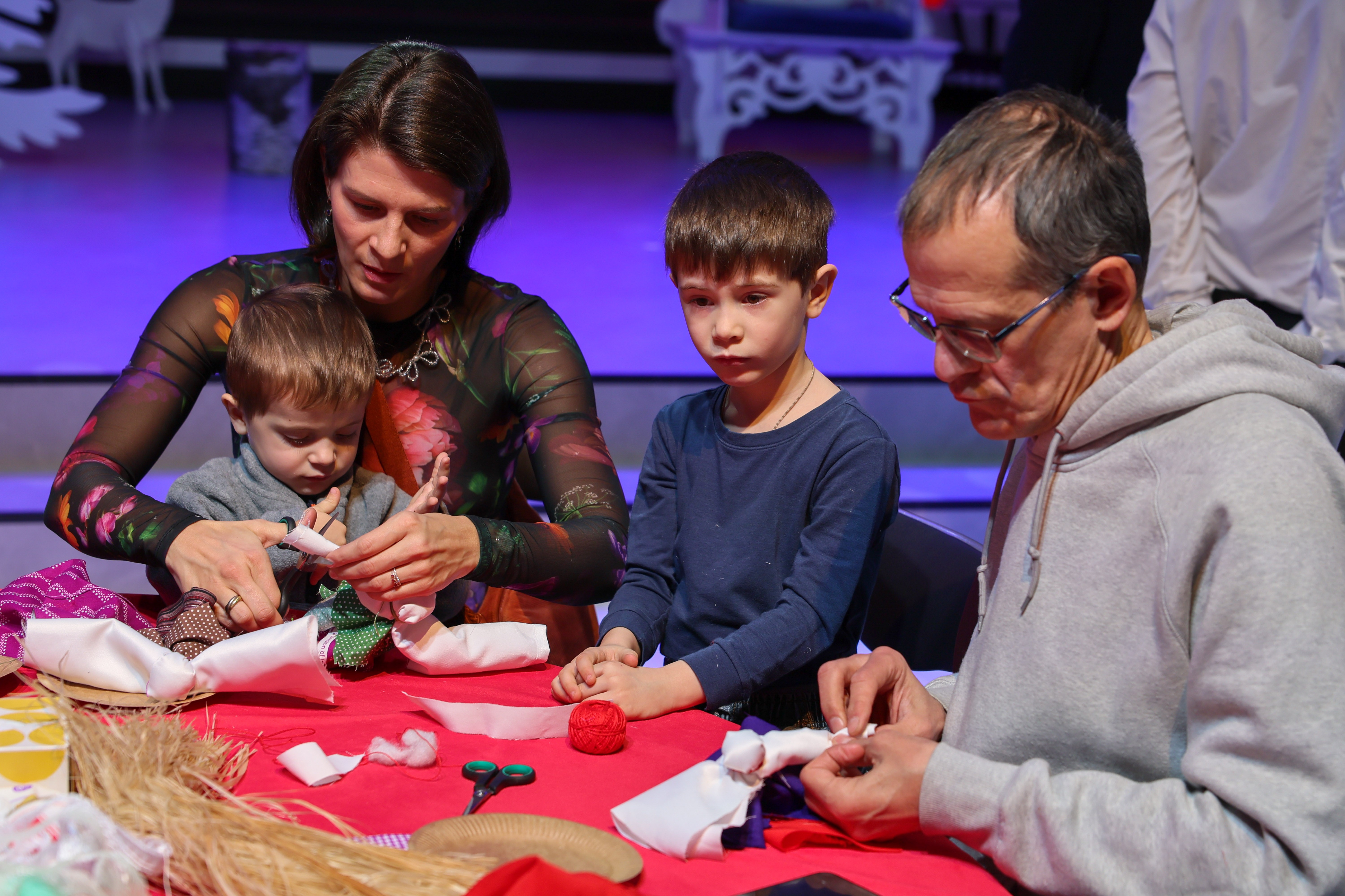 New Year fabric toy workshop