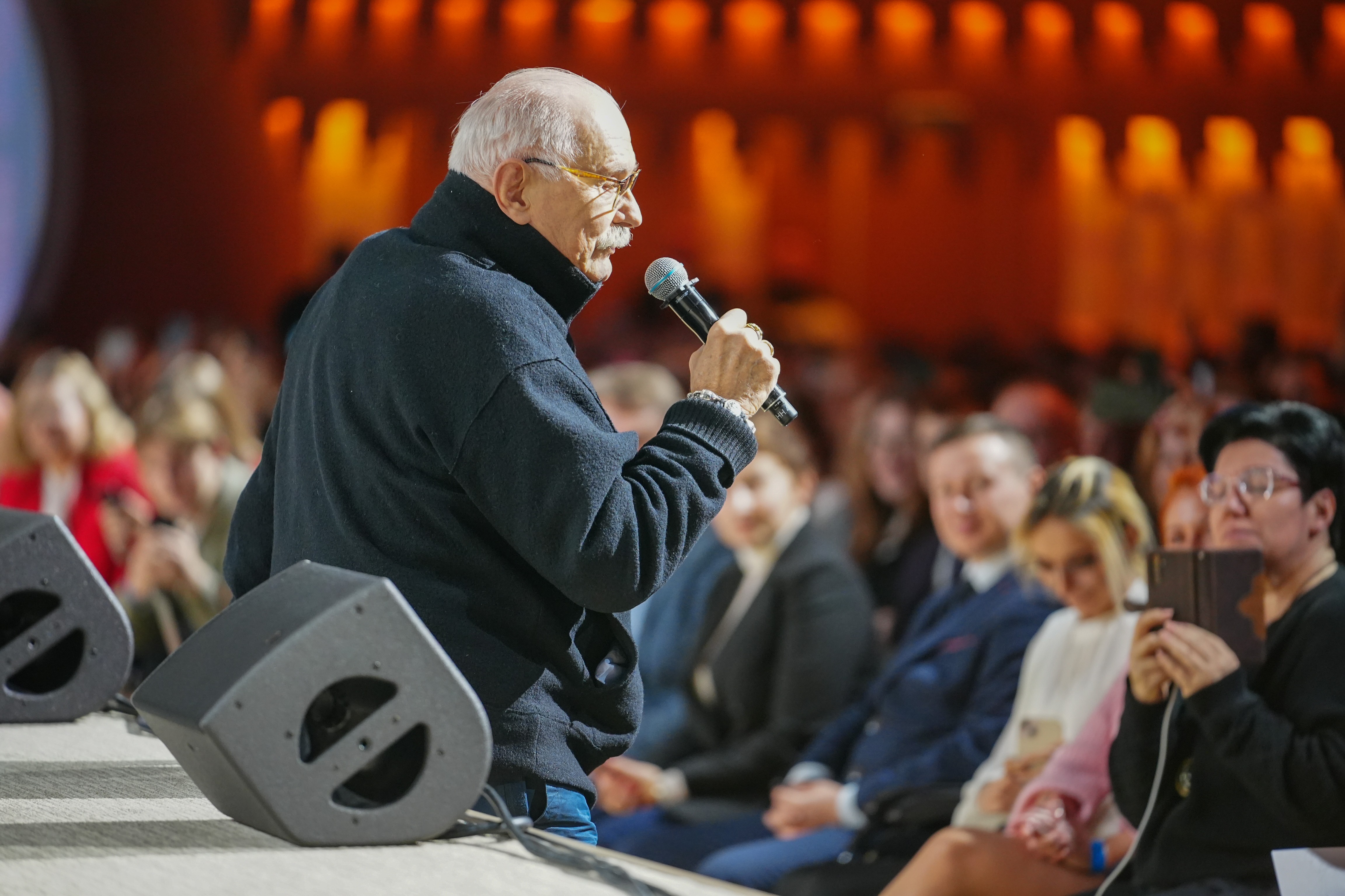 Nikita Mikhalkov meets creative youth at the National Centre RUSSIA