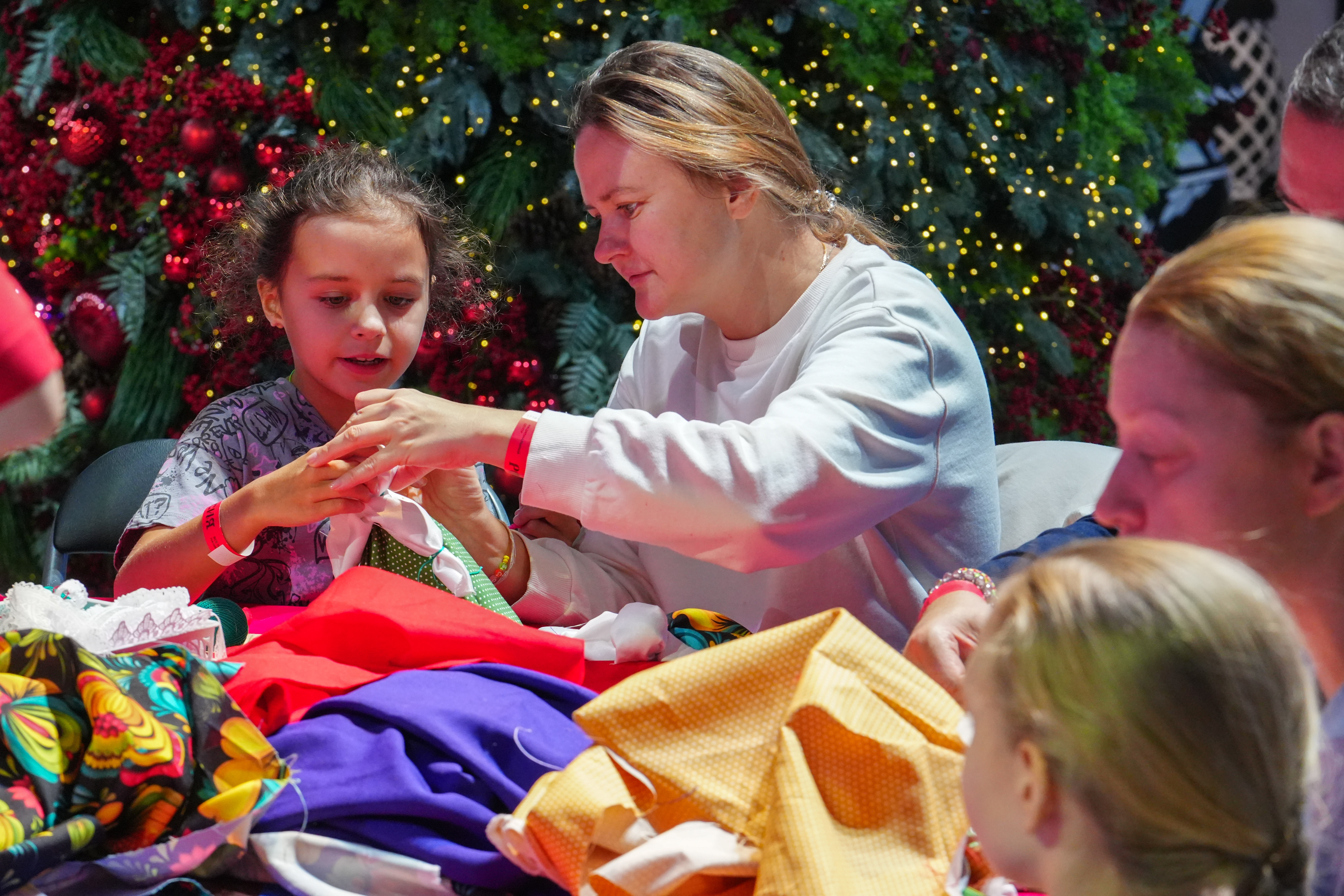 New Year fabric toy workshop