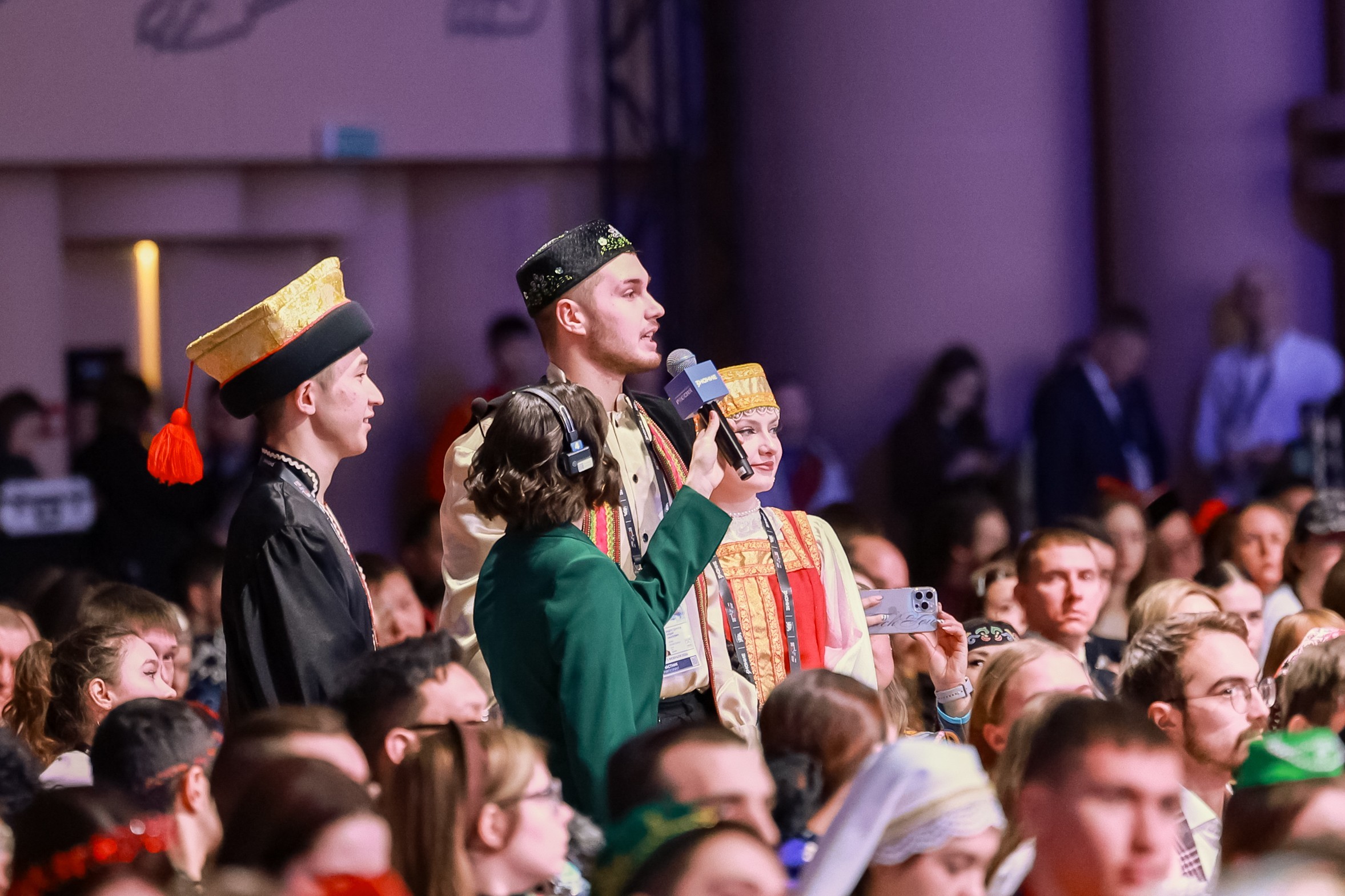 Opening of the Year of Unity of the Peoples of Russia. Marathon of the Russian society Znanie 