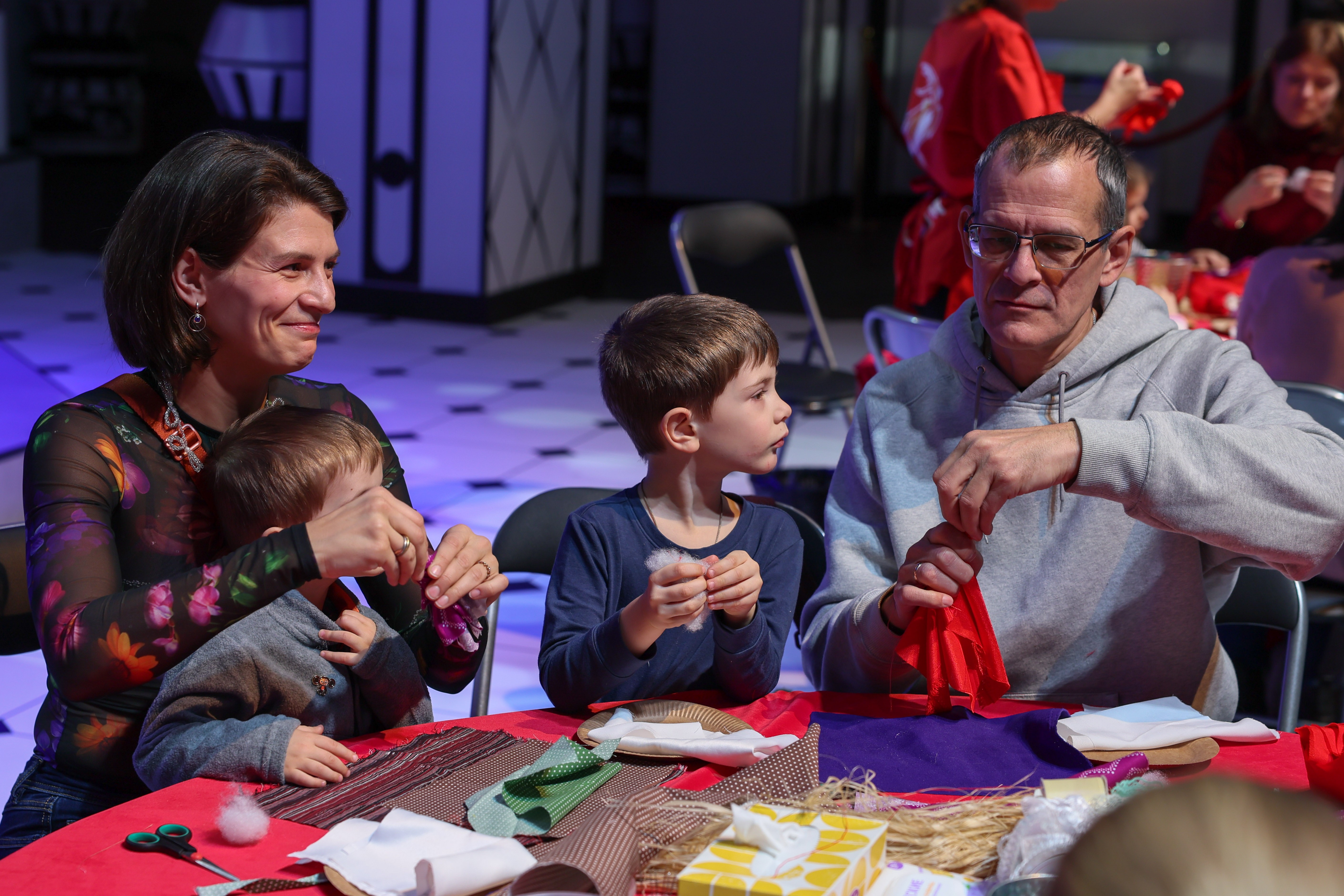 New Year fabric toy workshop