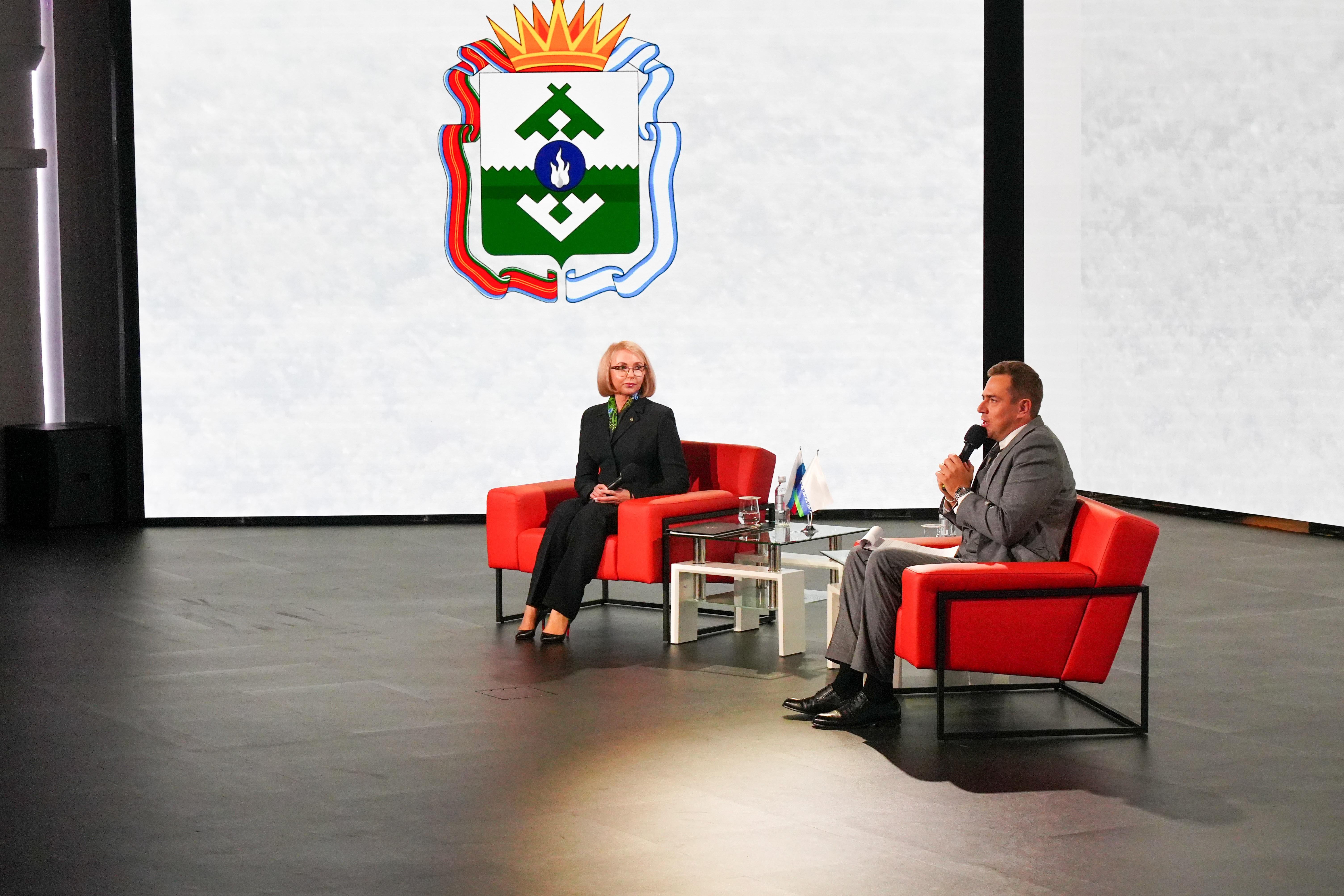 Meeting with the Governor of the Nenets Autonomous Area Irina Gekht