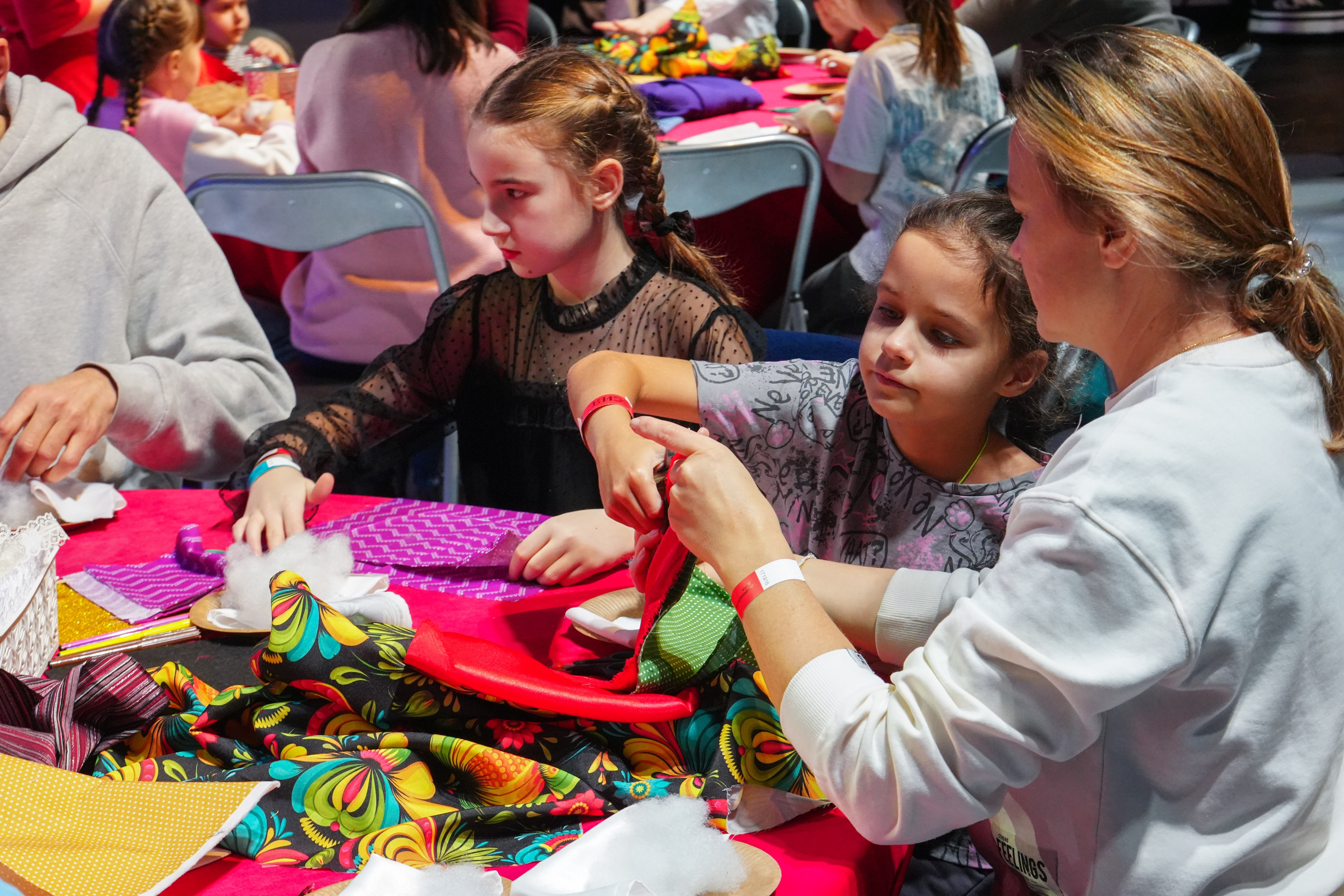 New Year fabric toy workshop