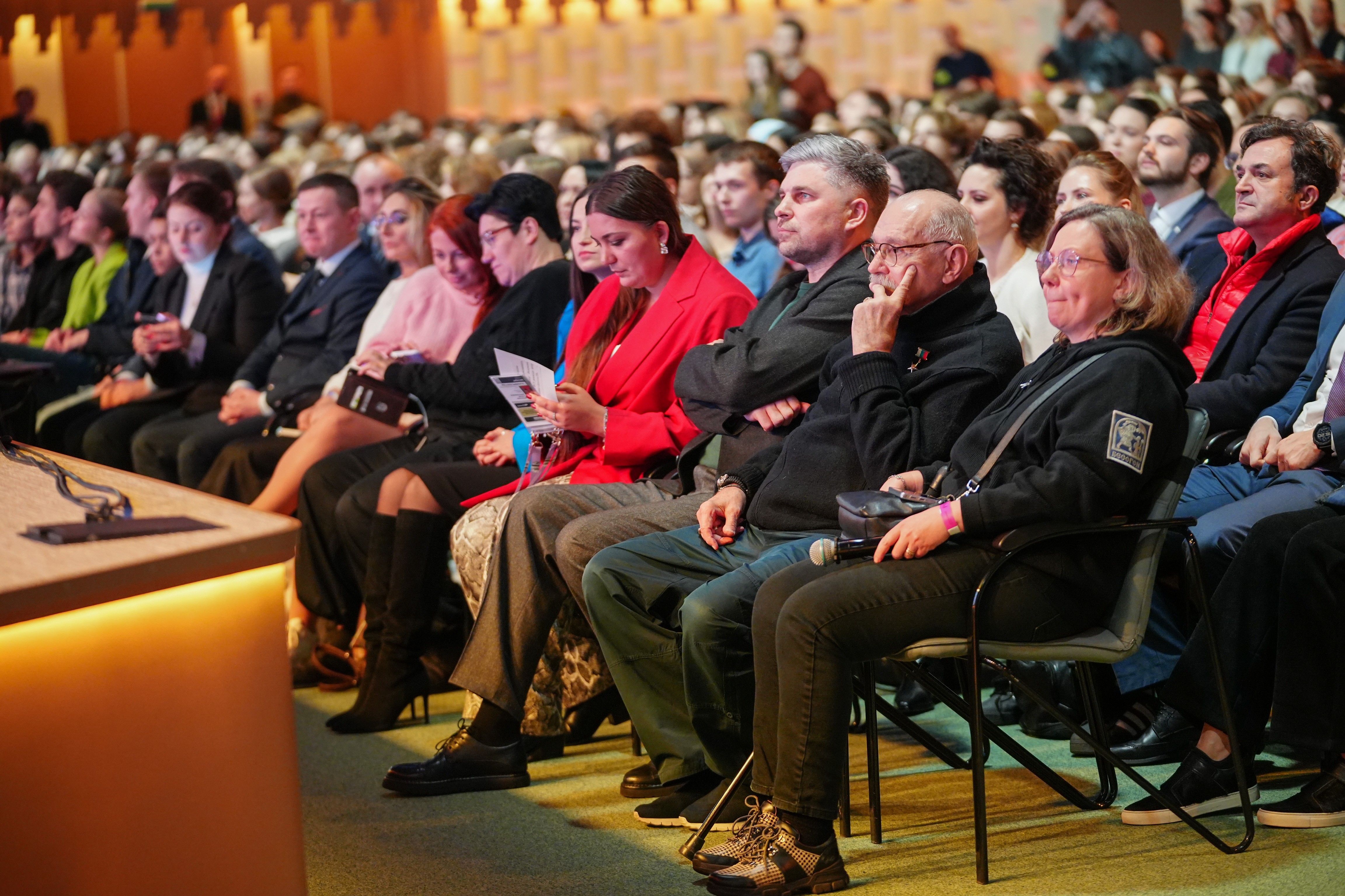 Nikita Mikhalkov meets creative youth at the National Centre RUSSIA