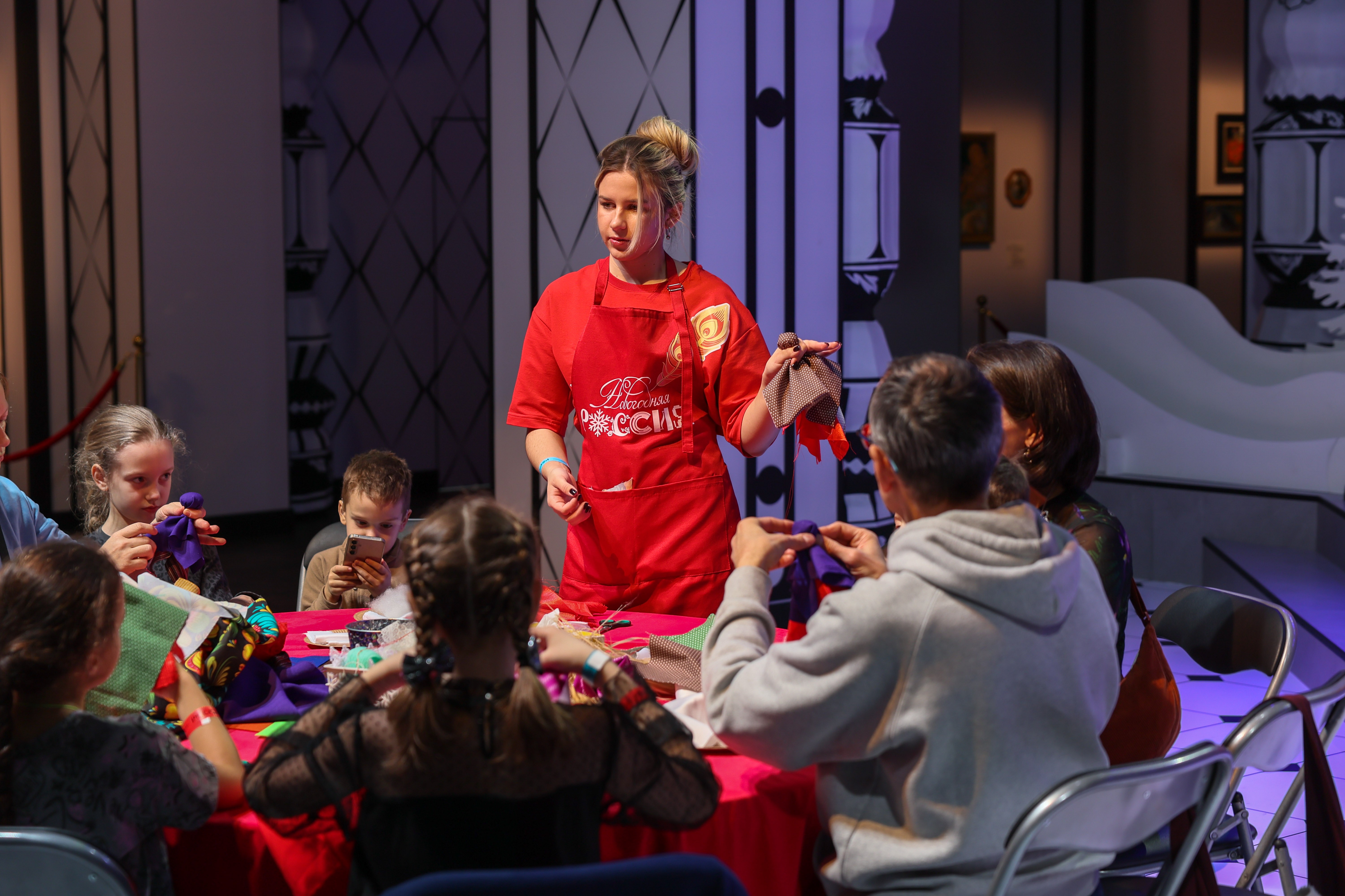 New Year fabric toy workshop