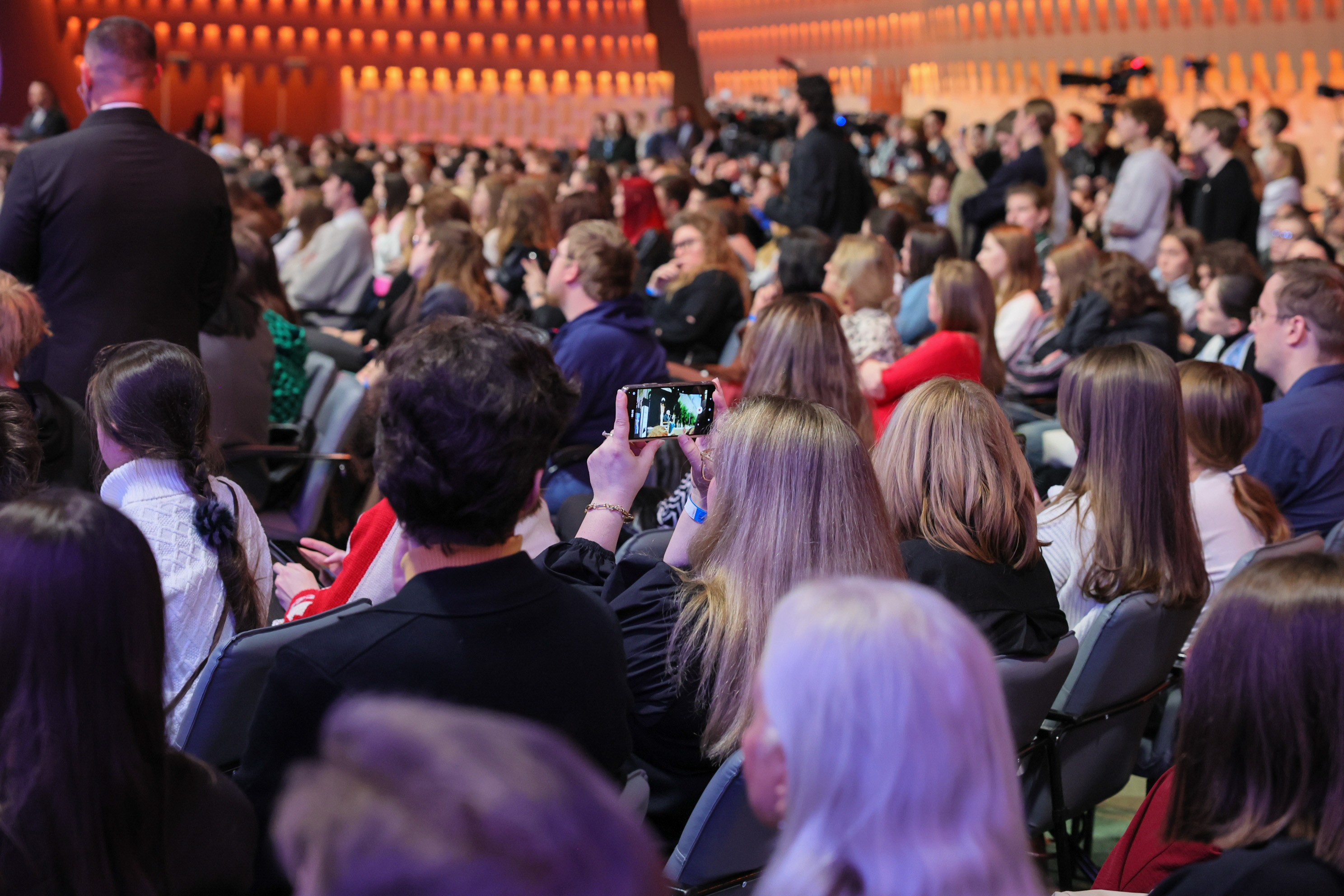 Nikita Mikhalkov meets creative youth at the National Centre RUSSIA