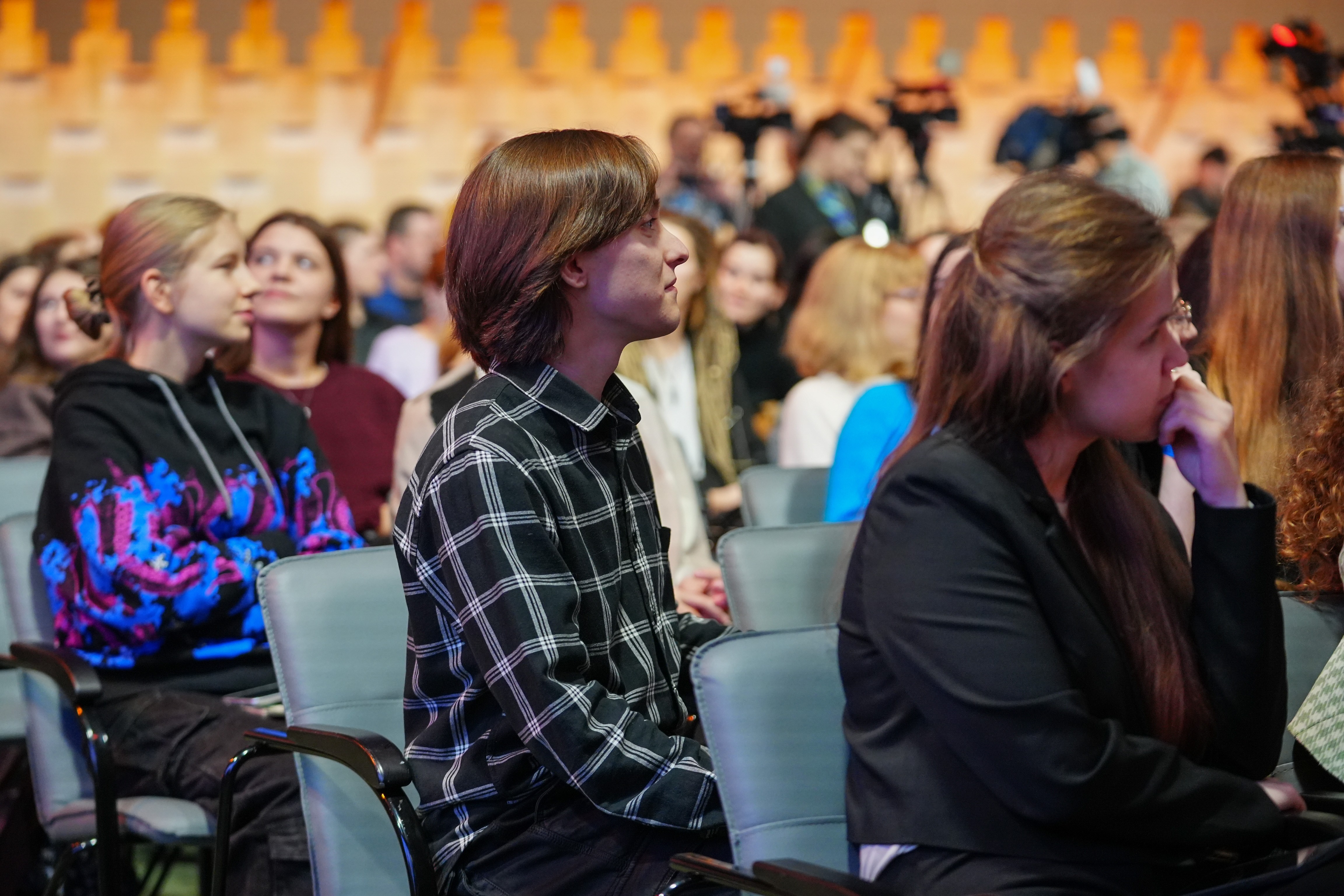 Nikita Mikhalkov meets creative youth at the National Centre RUSSIA