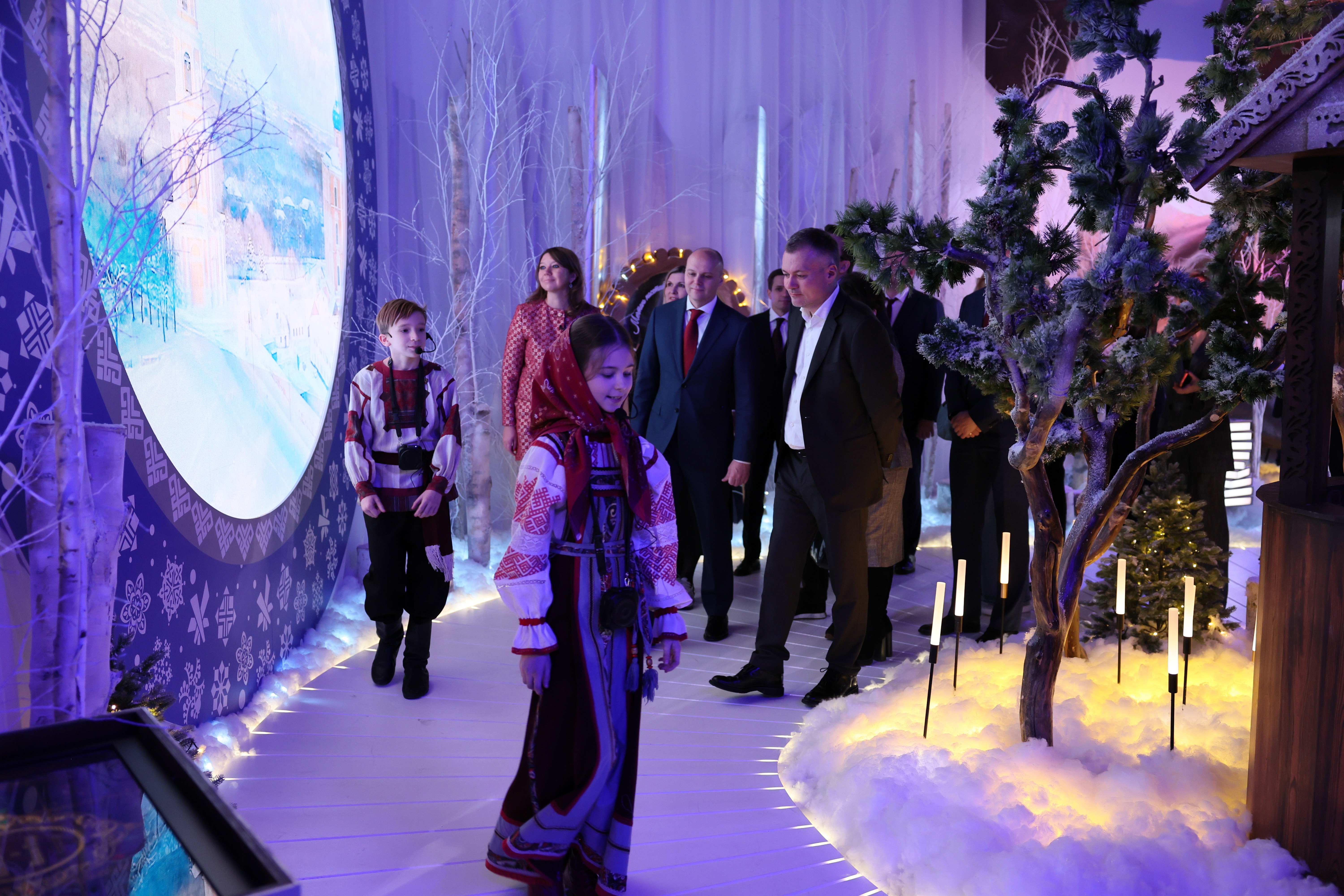 The grand opening of the exhibition 