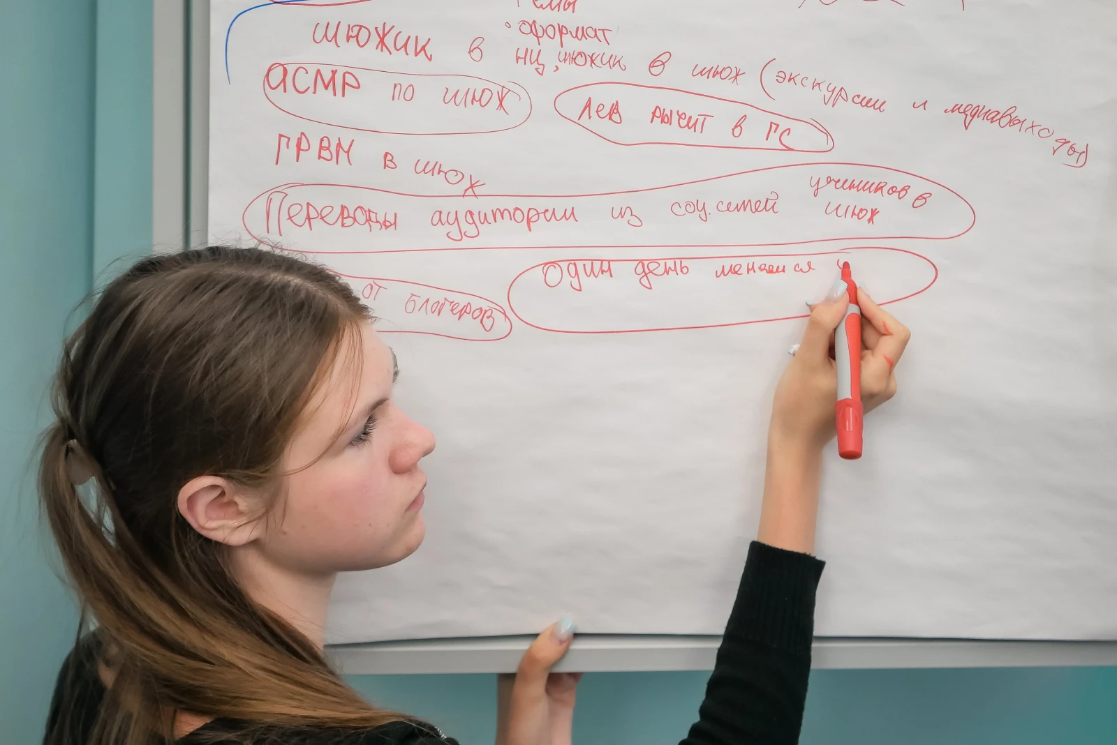 Working meeting of graduates of the Young Journalists School