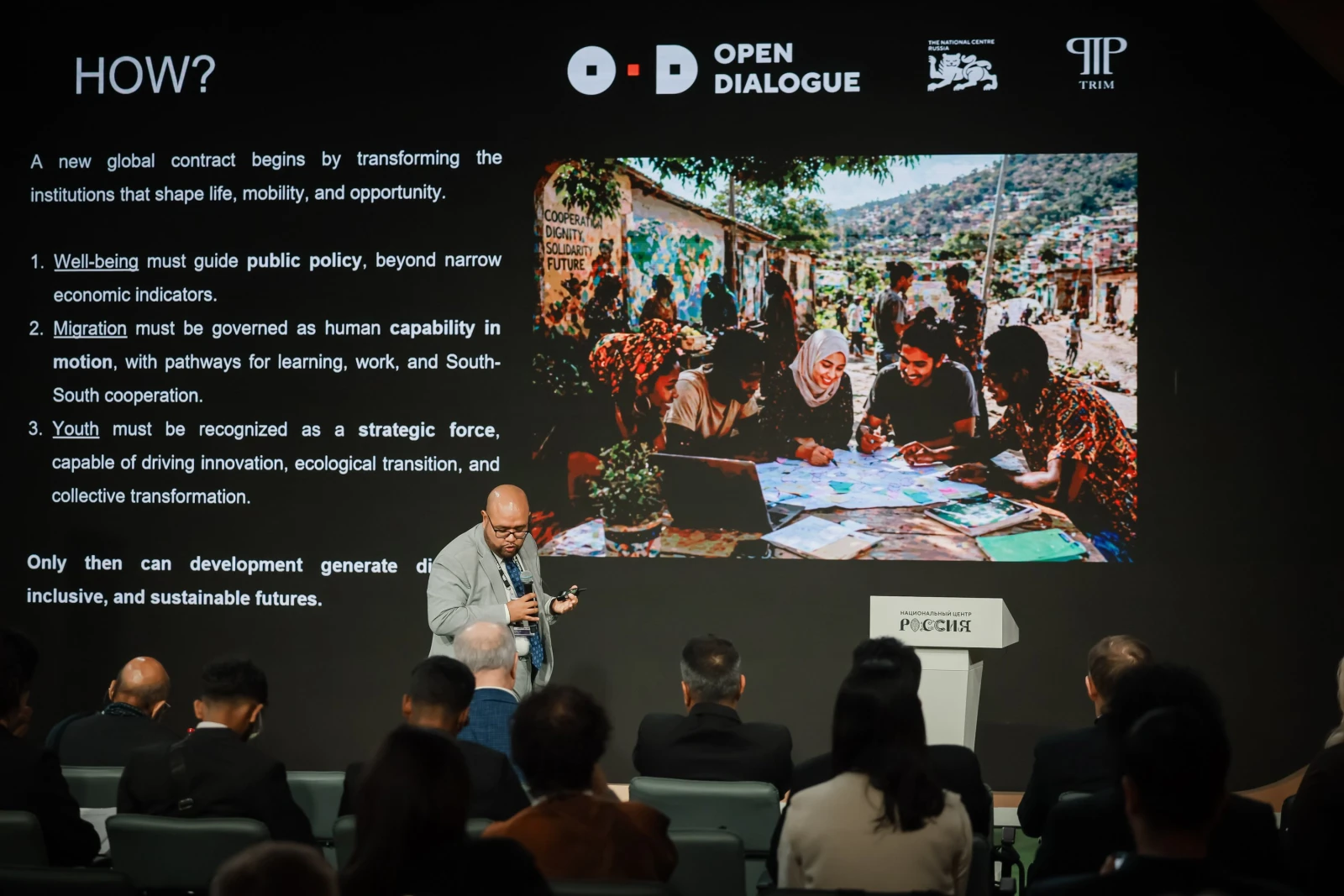 II Open Dialogue "The Future of the World. A New Platform for Global Growth". Day 1