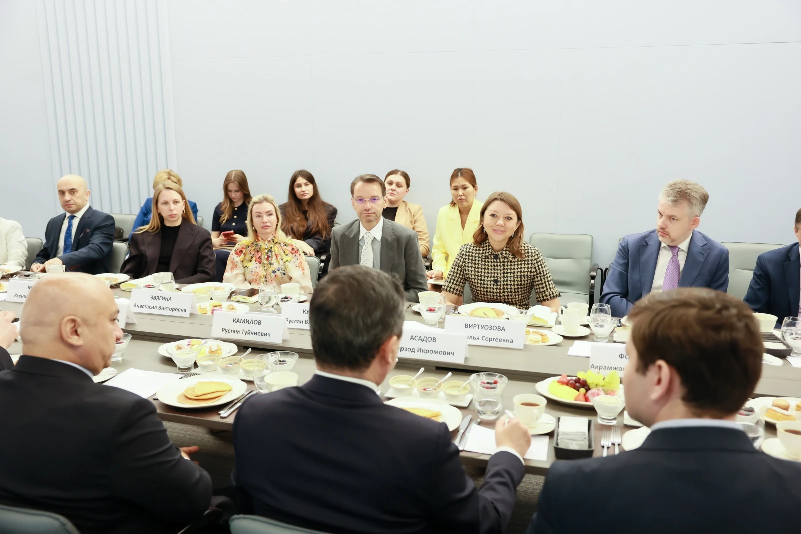 Delegation from Uzbekistan at the National Centre RUSSIA