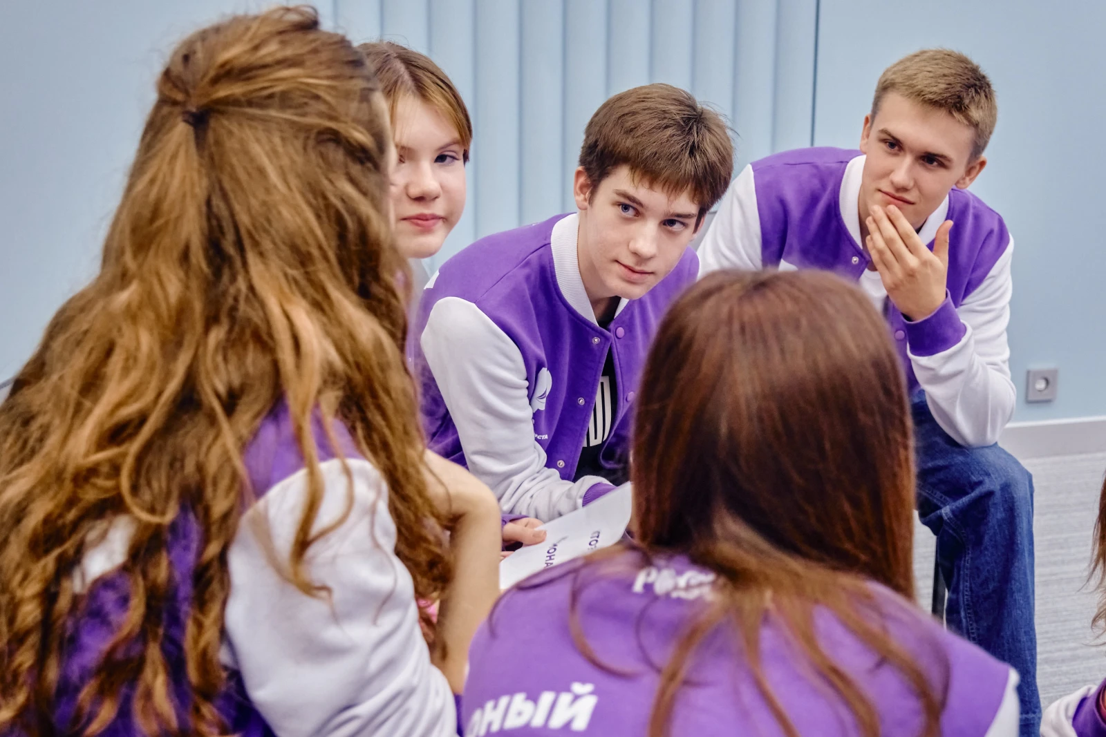 Working meeting for Young Journalists School graduates