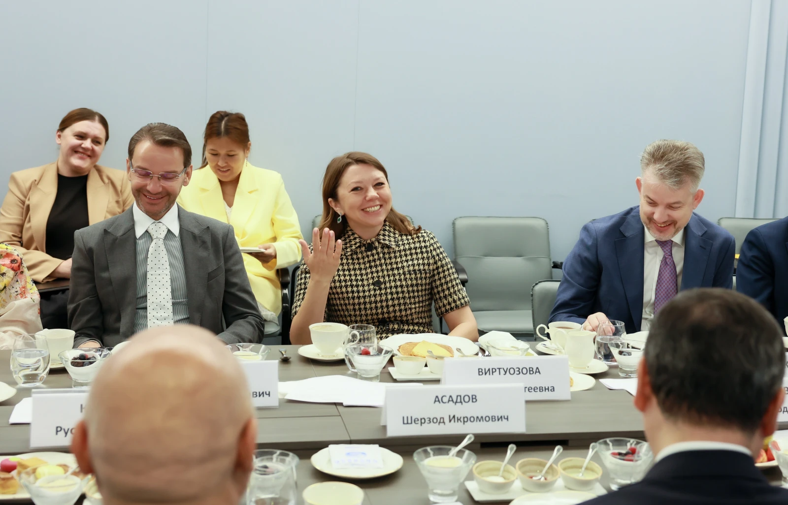 Delegation from Uzbekistan at the National Centre RUSSIA