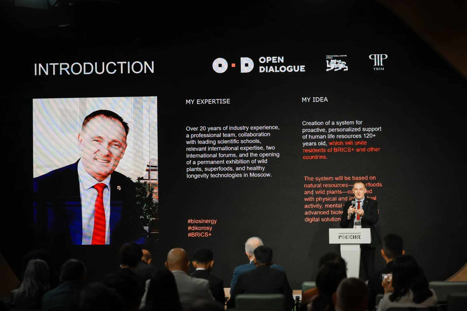 II Open Dialogue "The Future of the World. A New Platform for Global Growth". Day 1