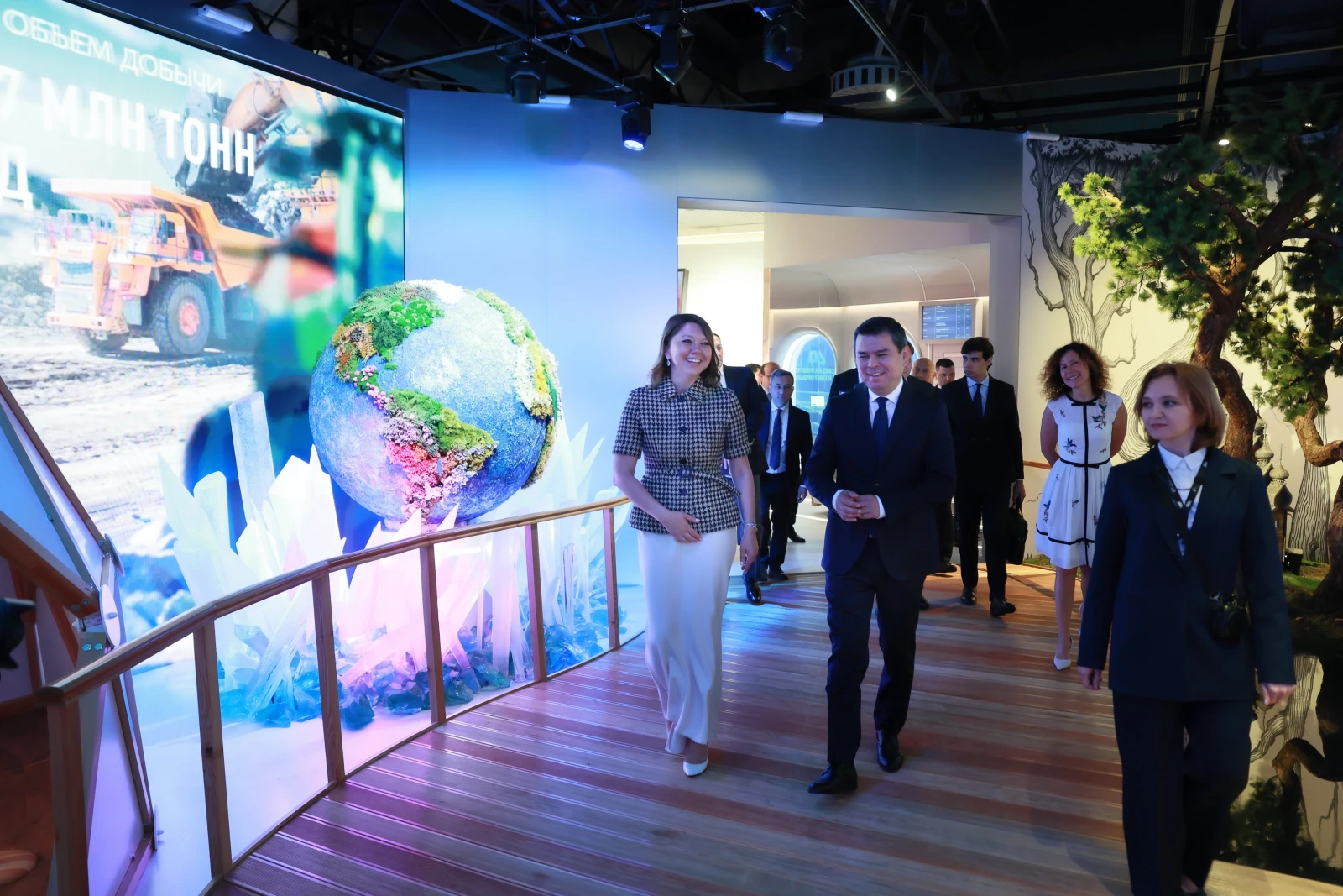 Delegation from Uzbekistan at the National Centre RUSSIA