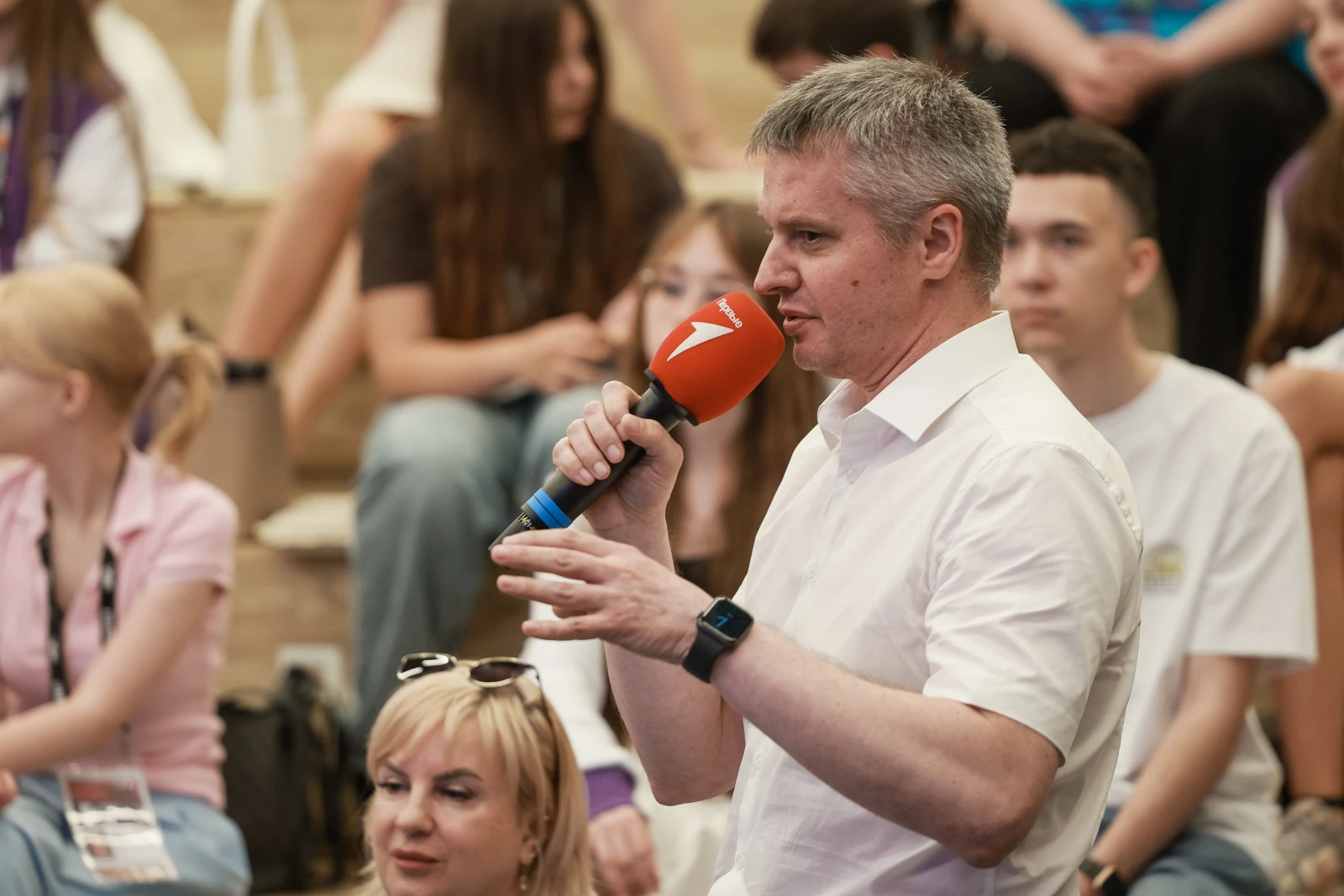 Master-meeting with Maxim Anufriyev at the Young Journalists School of the National Centre RUSSIA