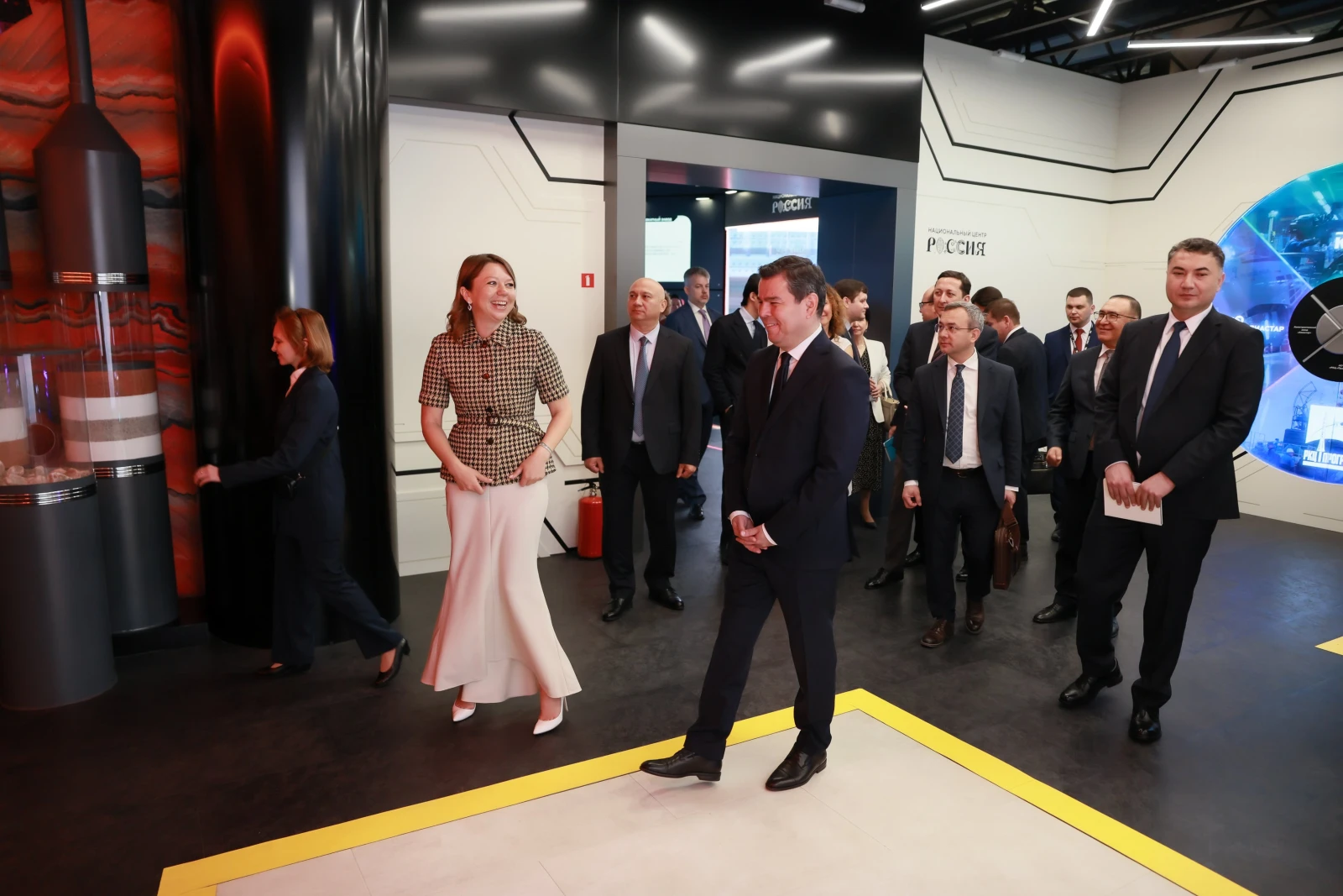 Delegation from Uzbekistan at the National Centre RUSSIA