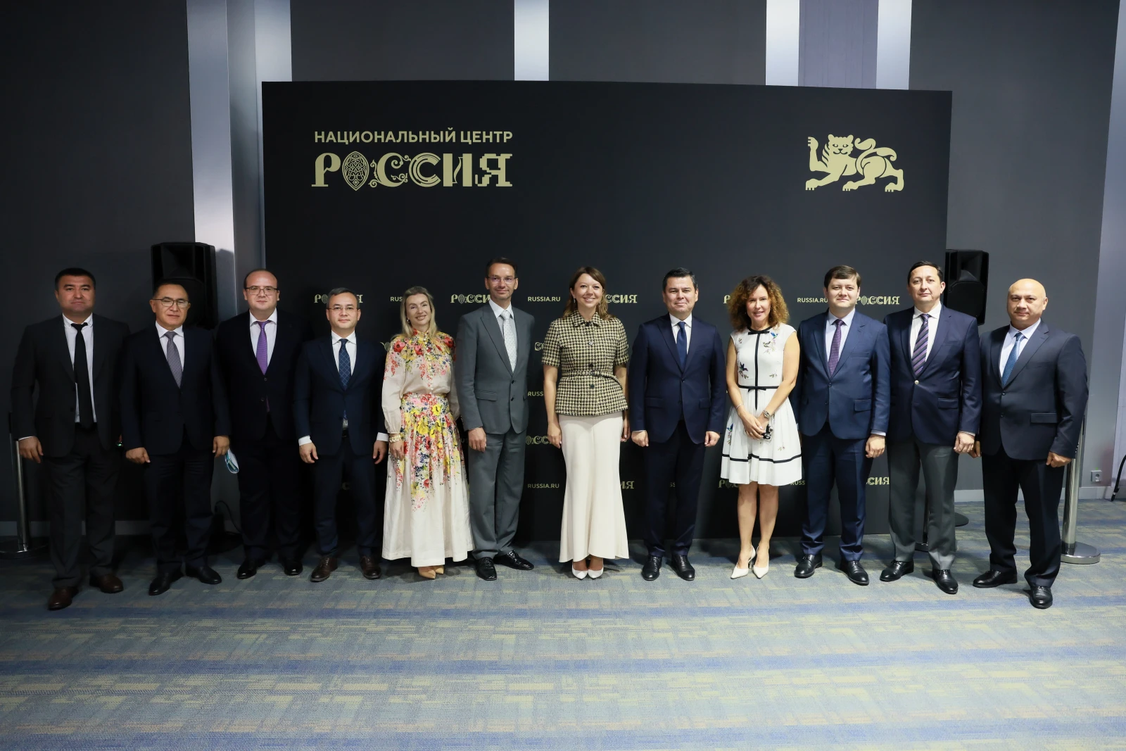 Delegation from Uzbekistan at the National Centre RUSSIA