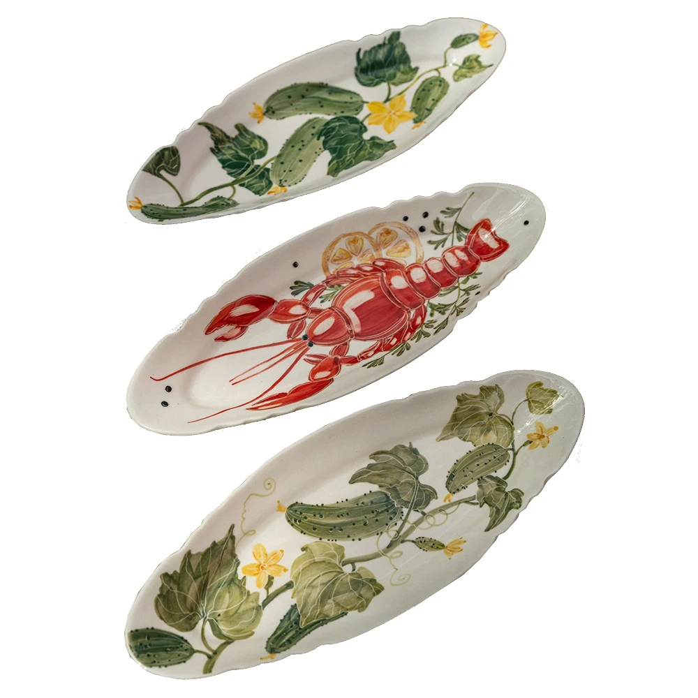 Ceramic tableware from Sergiyev Posad